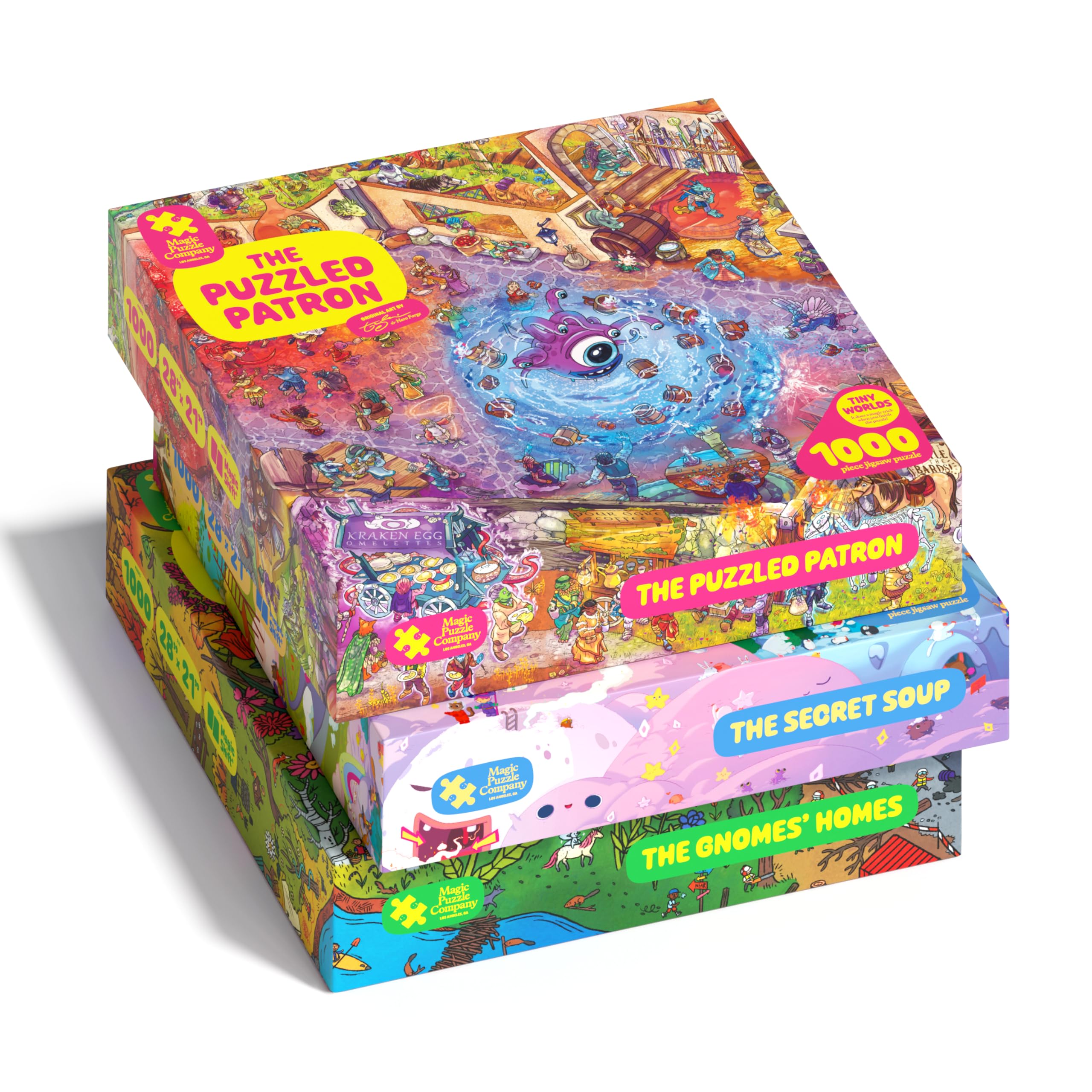 Amazon | Magic Puzzle Company マジックパズル 3個パック シリーズ3
