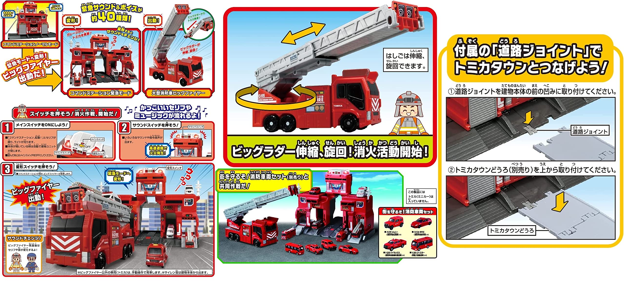 Amazon.co.jp: 【レスキューパトロールカー付】トミカ 変形出動