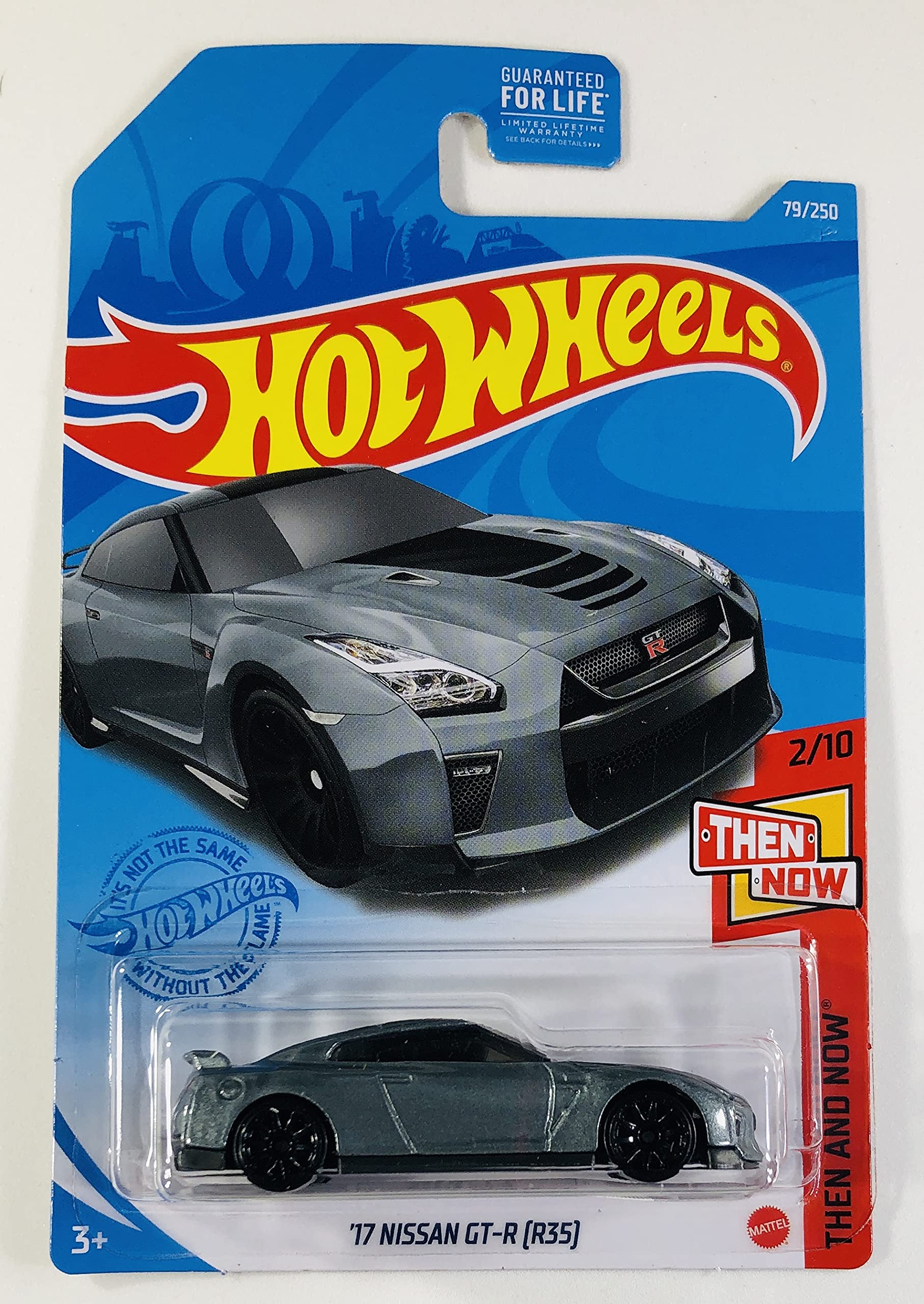 Amazon.com: Hot Wheels 2021 - '17 Nissan GT-R (R35) - Gray - Then