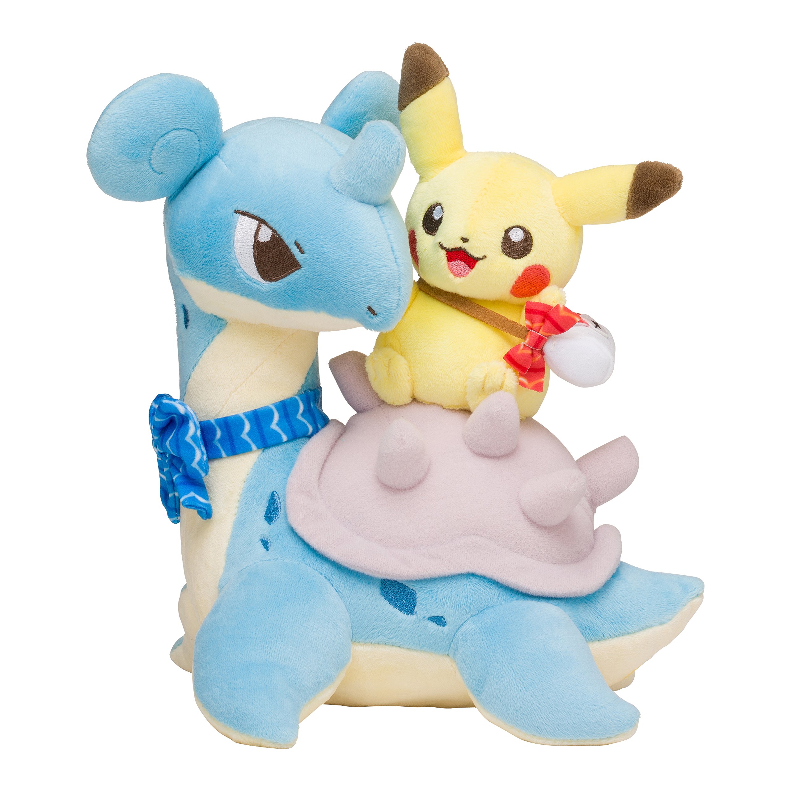 Amazon.co.jp: ポケモンセンターオリジナル ぬいぐるみ ラプラスに乗っ