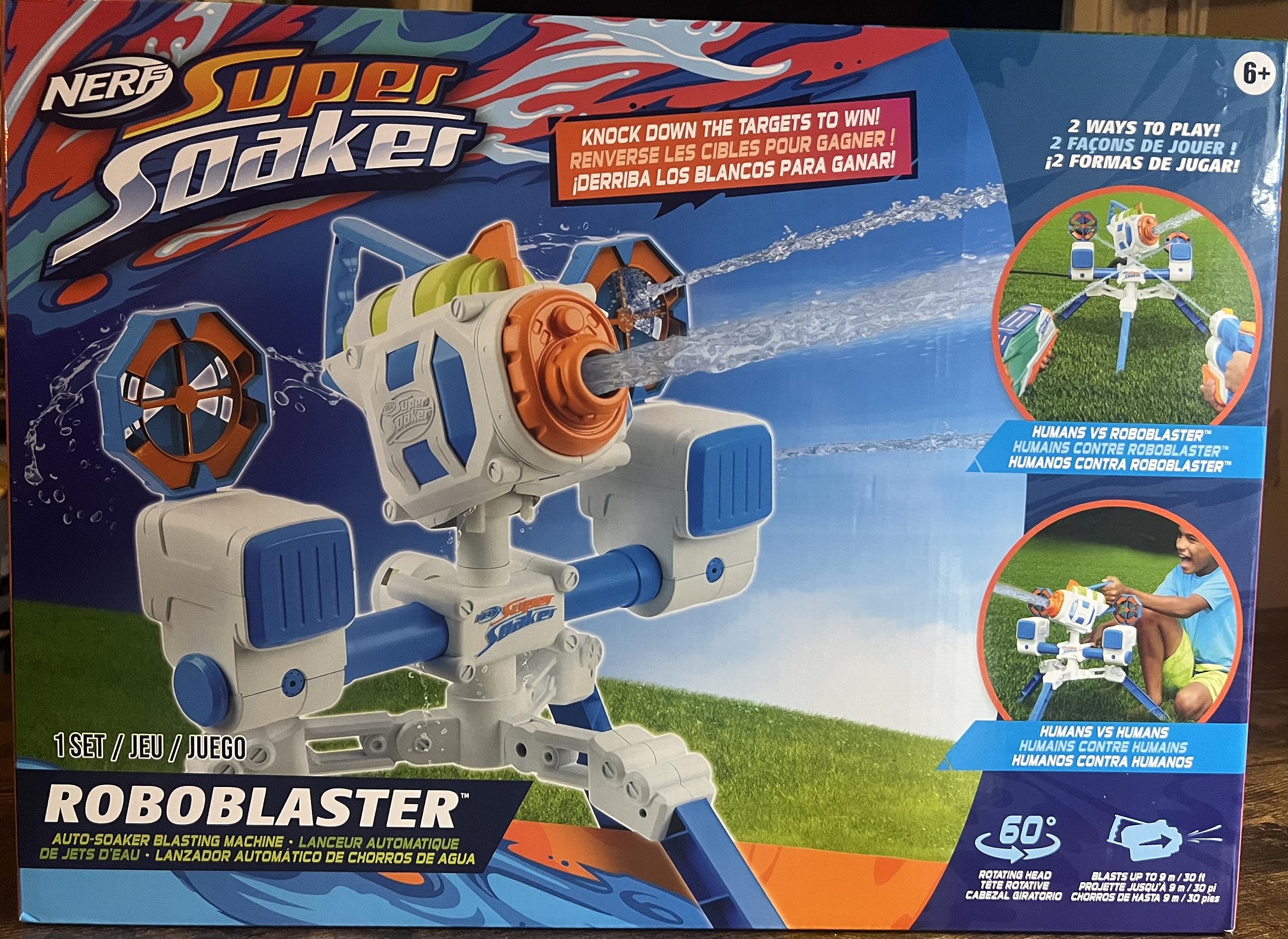Amazon.com: Nerf Super Soaker Robo Blaster Mainline : Toys & Games