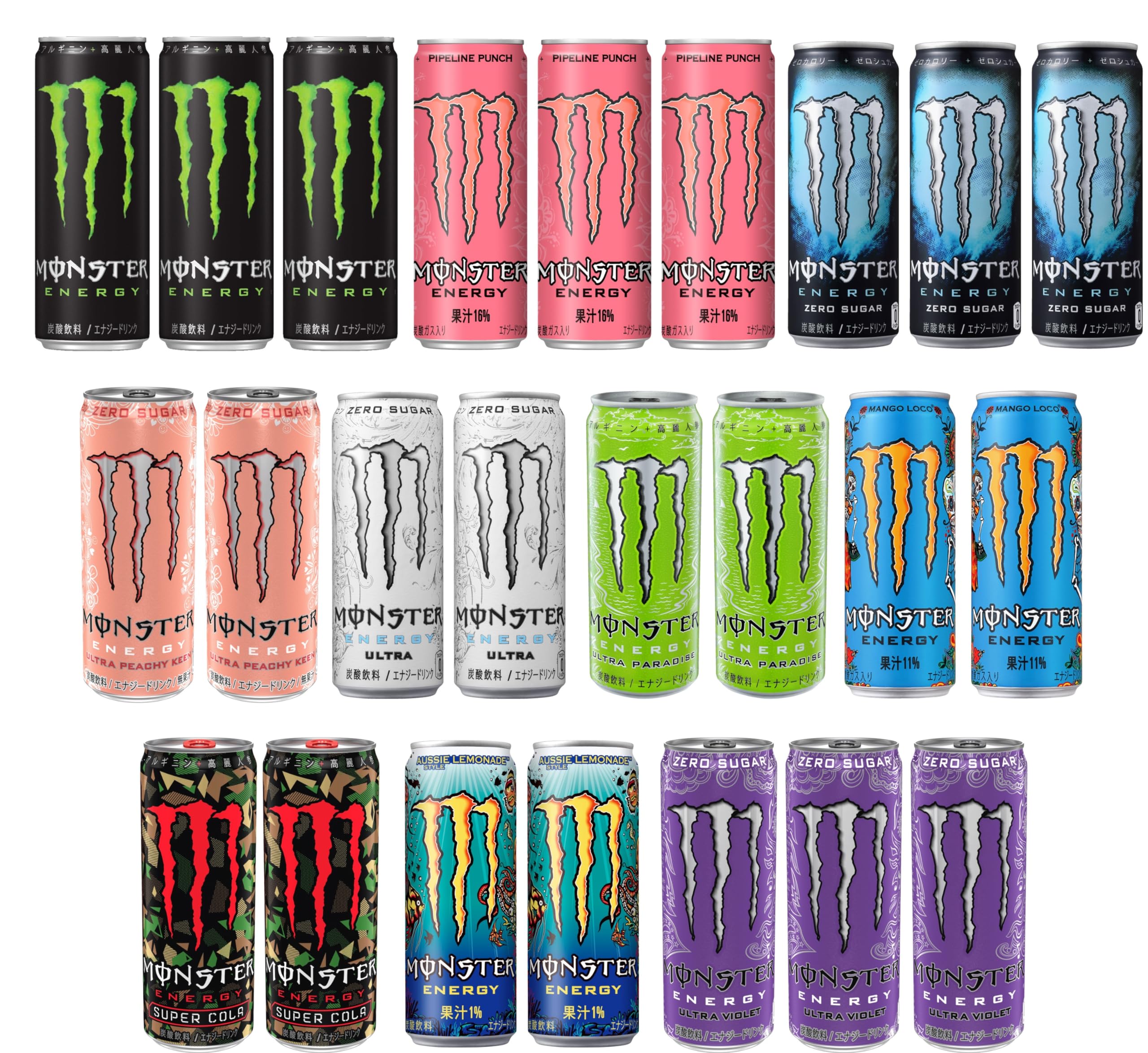Amazon.co.jp: 【Amazon.co.jp限定】 アサヒ飲料 モンスター 10種