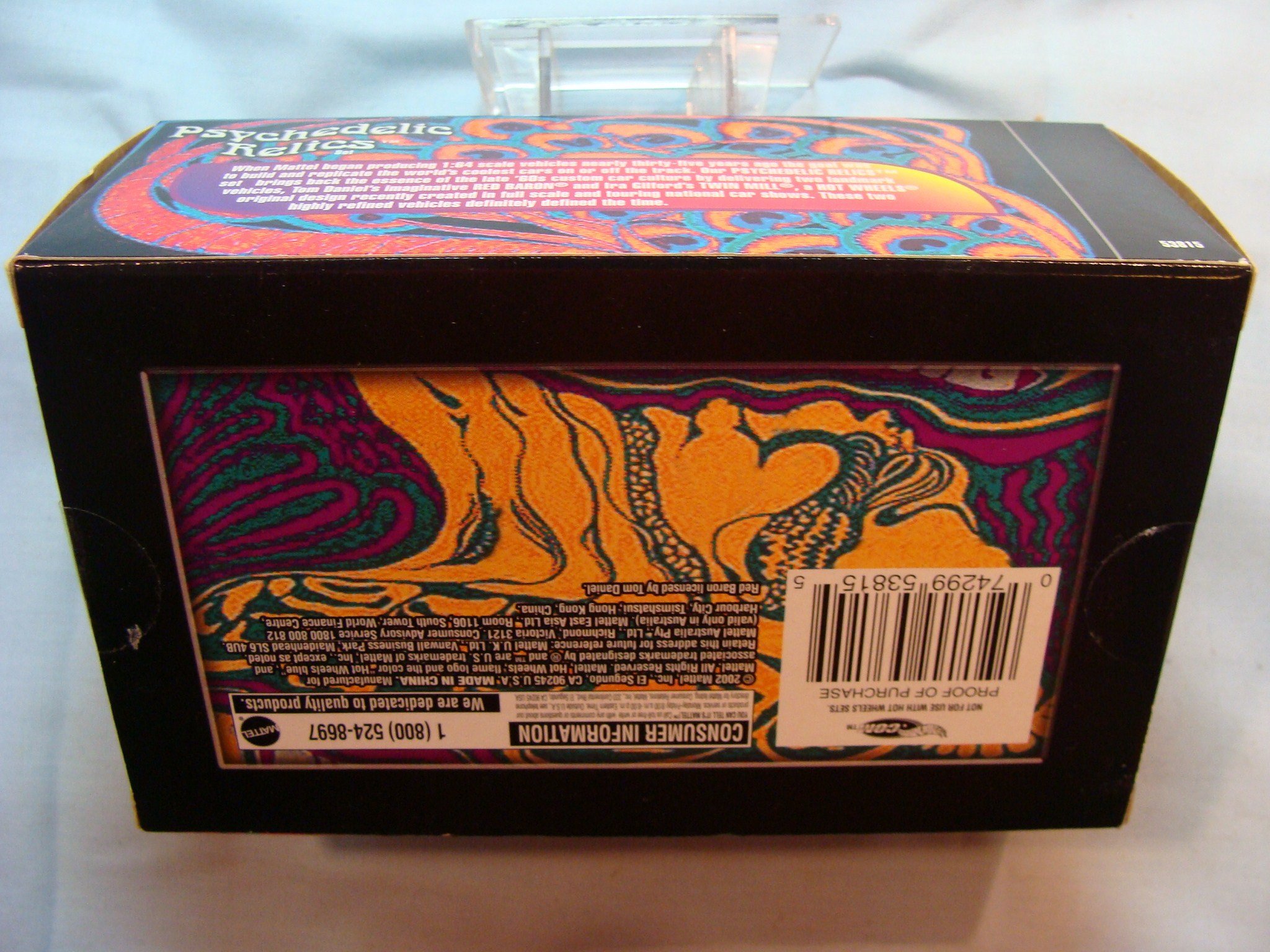 2002 Hot Wheels 2 Car Box Set Psychedelic Relics with the Twin