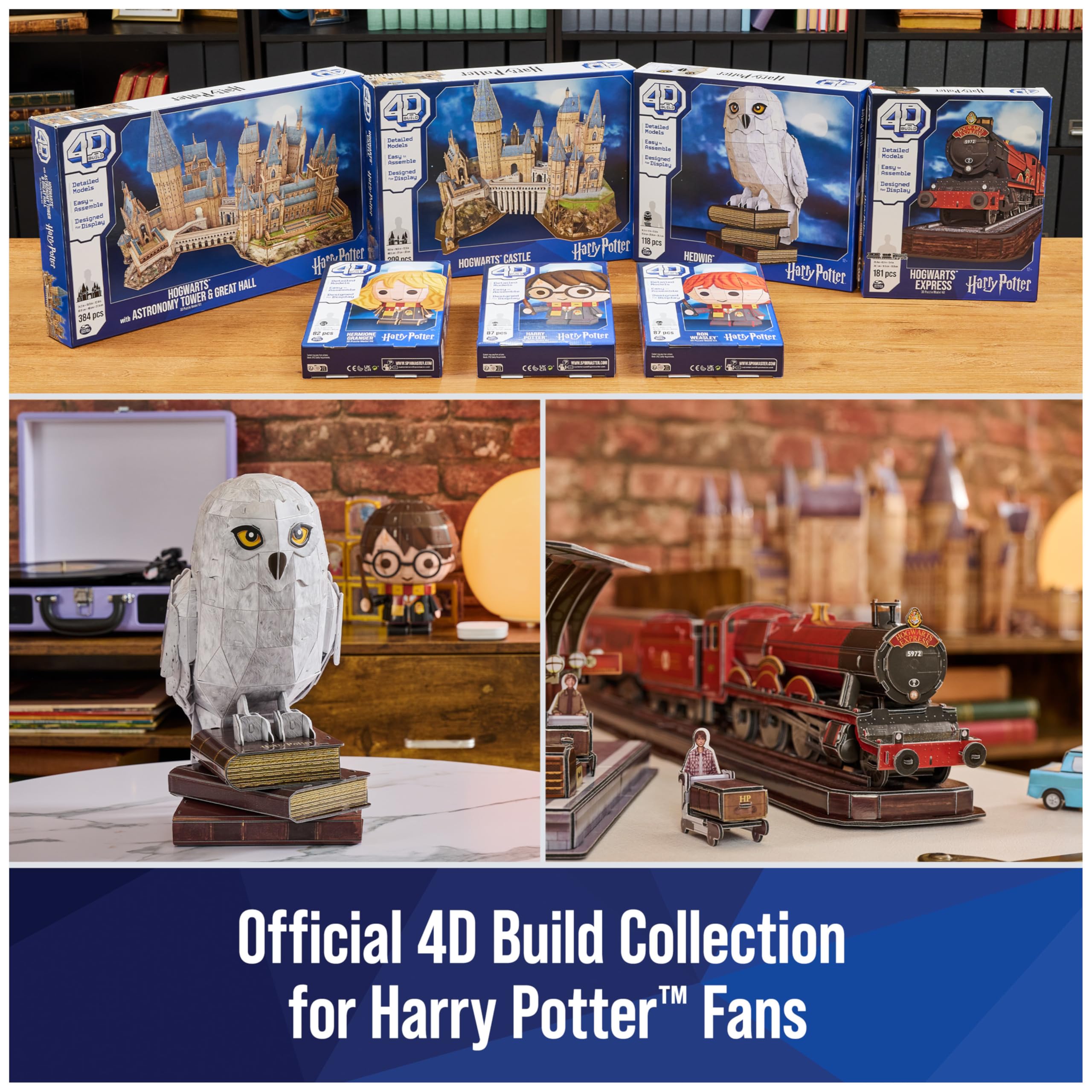 Amazon.com: 4D Build, Harry Potter Hogwarts Express 3D Model Kit