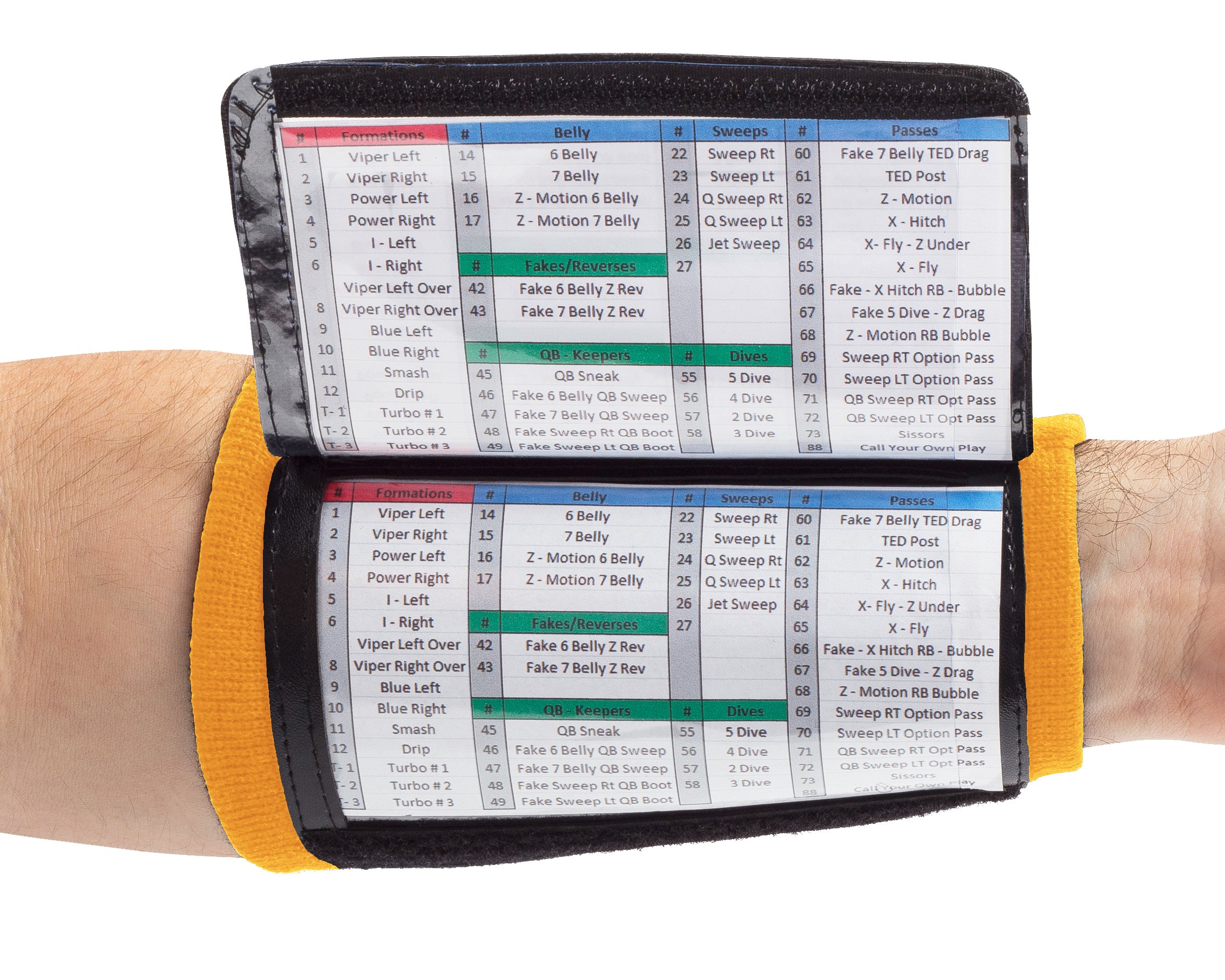 Amazon | WristCoaches フットボールプレイリストバンド - ユース