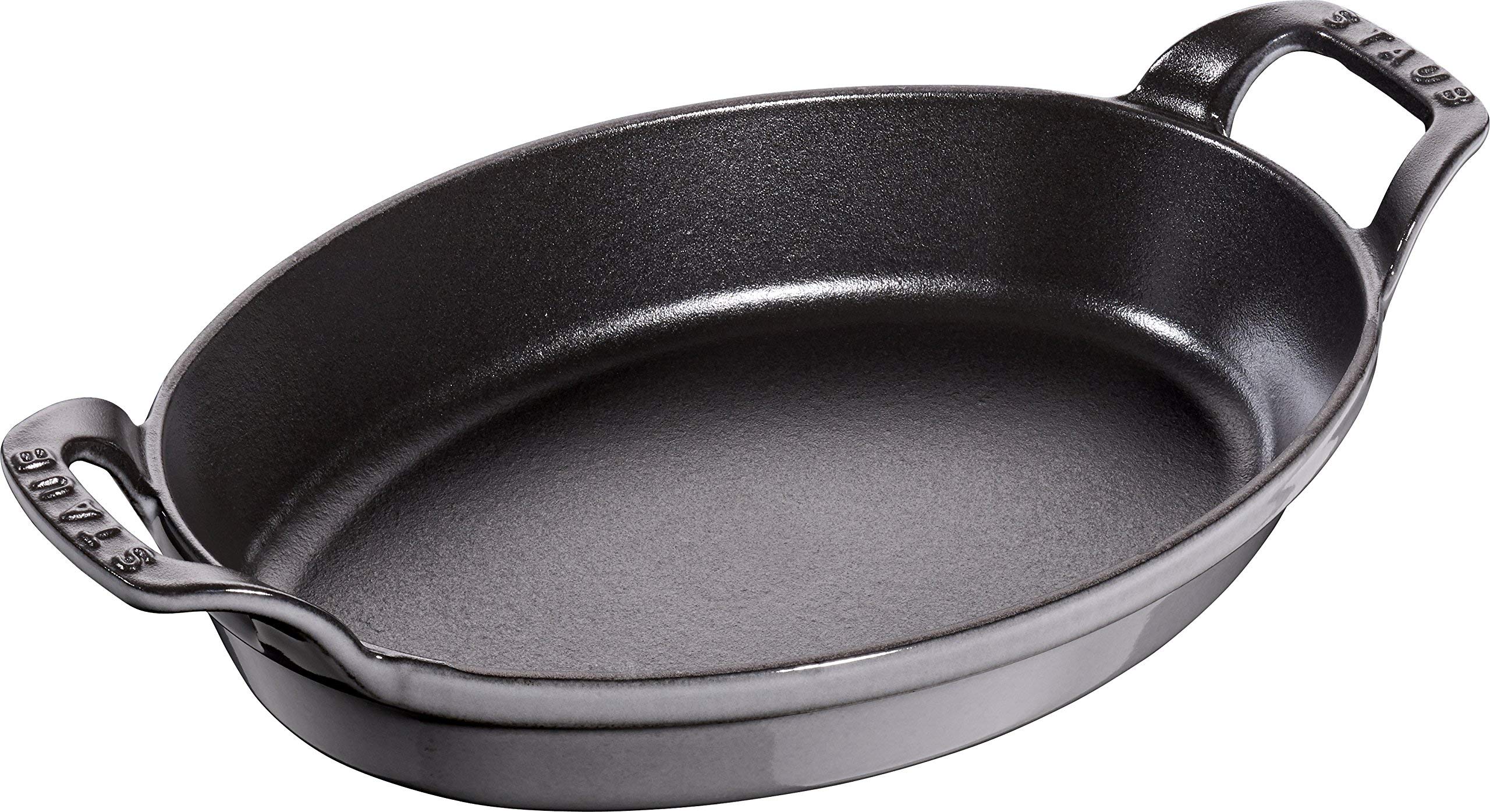 Amazon｜staub ストウブ 「 オーバル スタッカブル ディッシュ グレー