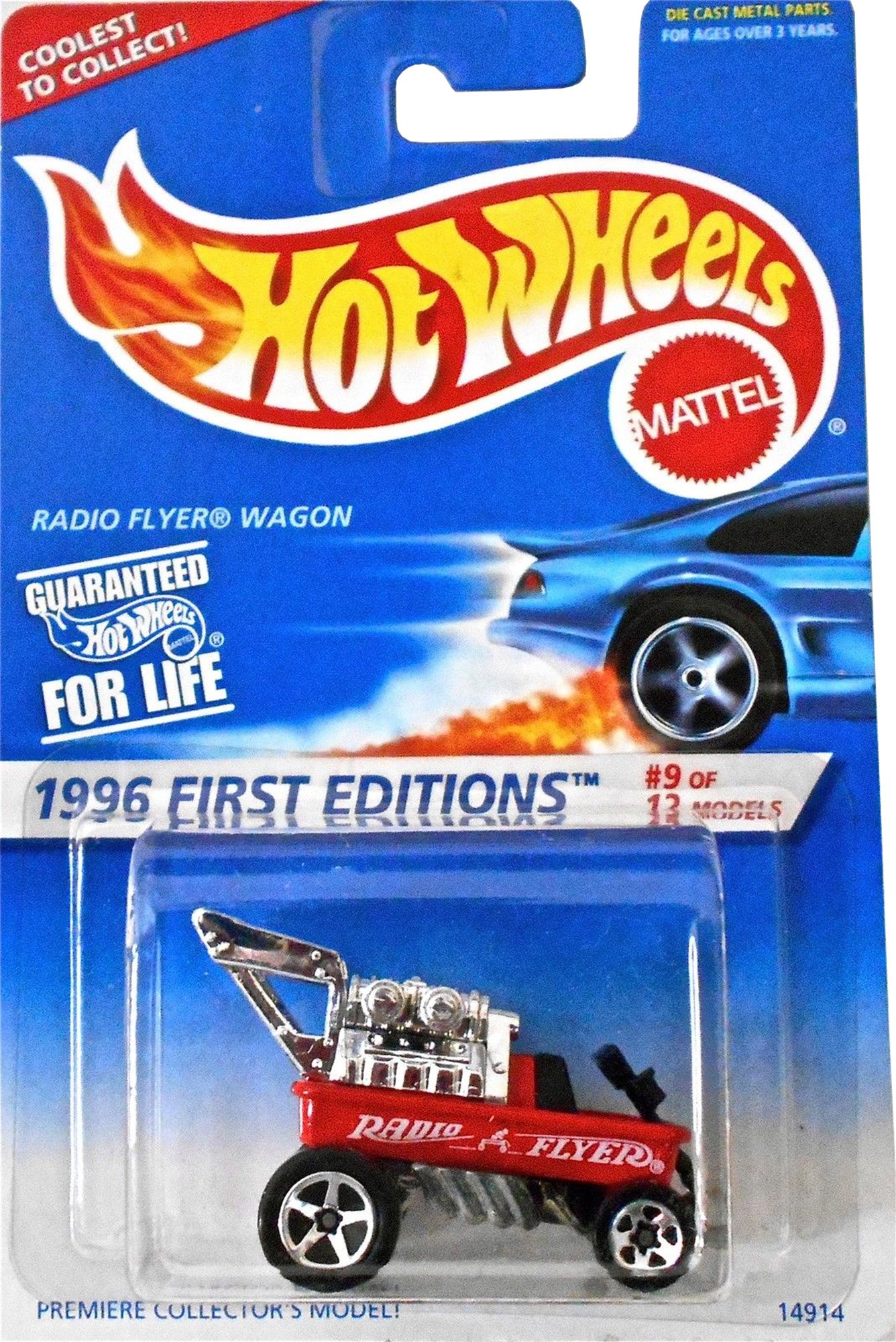 Amazon.com: Hot Wheels 1996 First Editions Red Radio Flyer Wagon 1