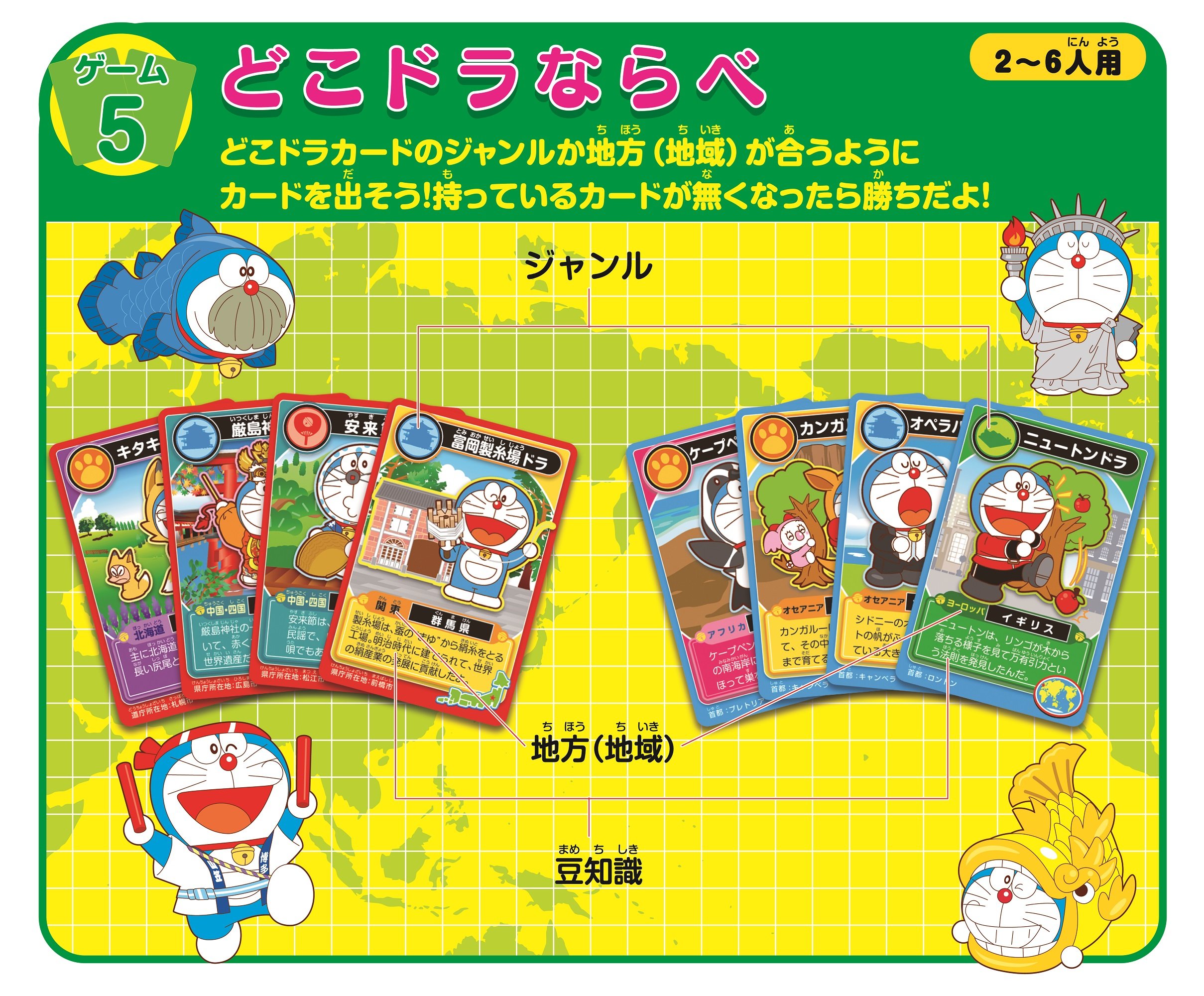 Amazon.co.jp: エポック(EPOCH) 社 どこでもドラえもん 日本旅行ゲーム