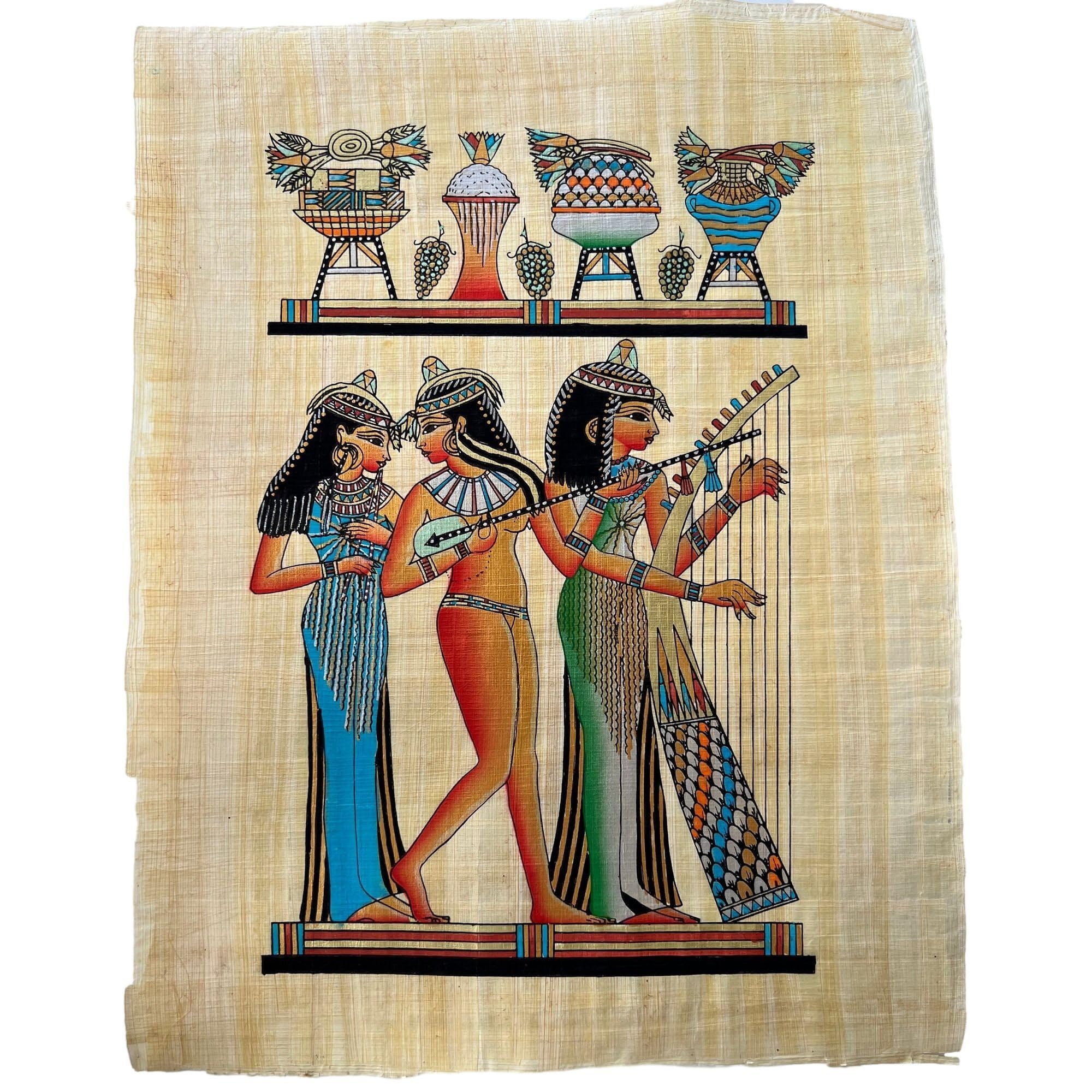 Amazon.co.jp: ミュージシャン ウォールアート 本物の古代エジプトの