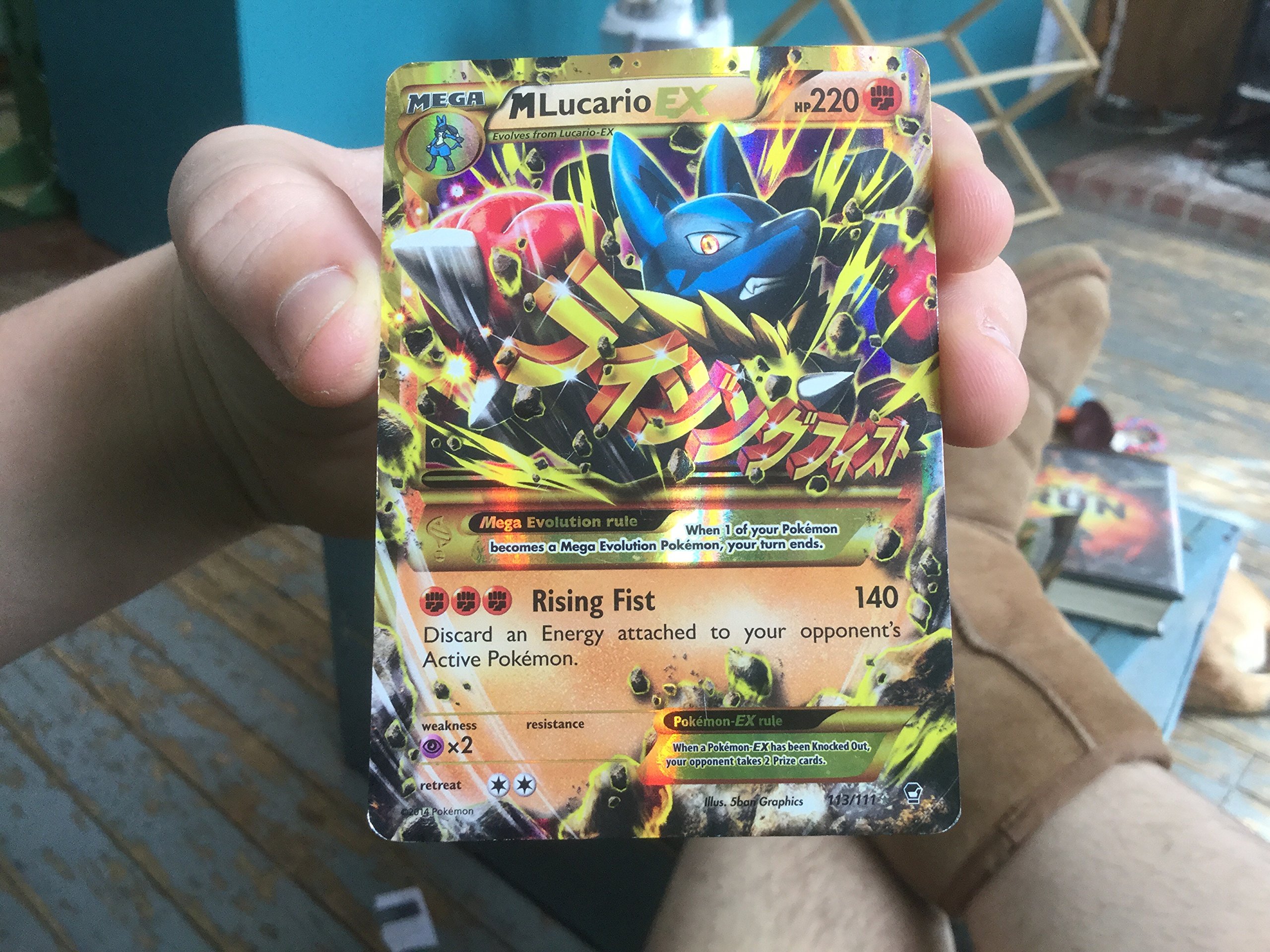 Amazon.co.jp: Pokemon - Mega-Lucario-EX (113/111) - XY Furious