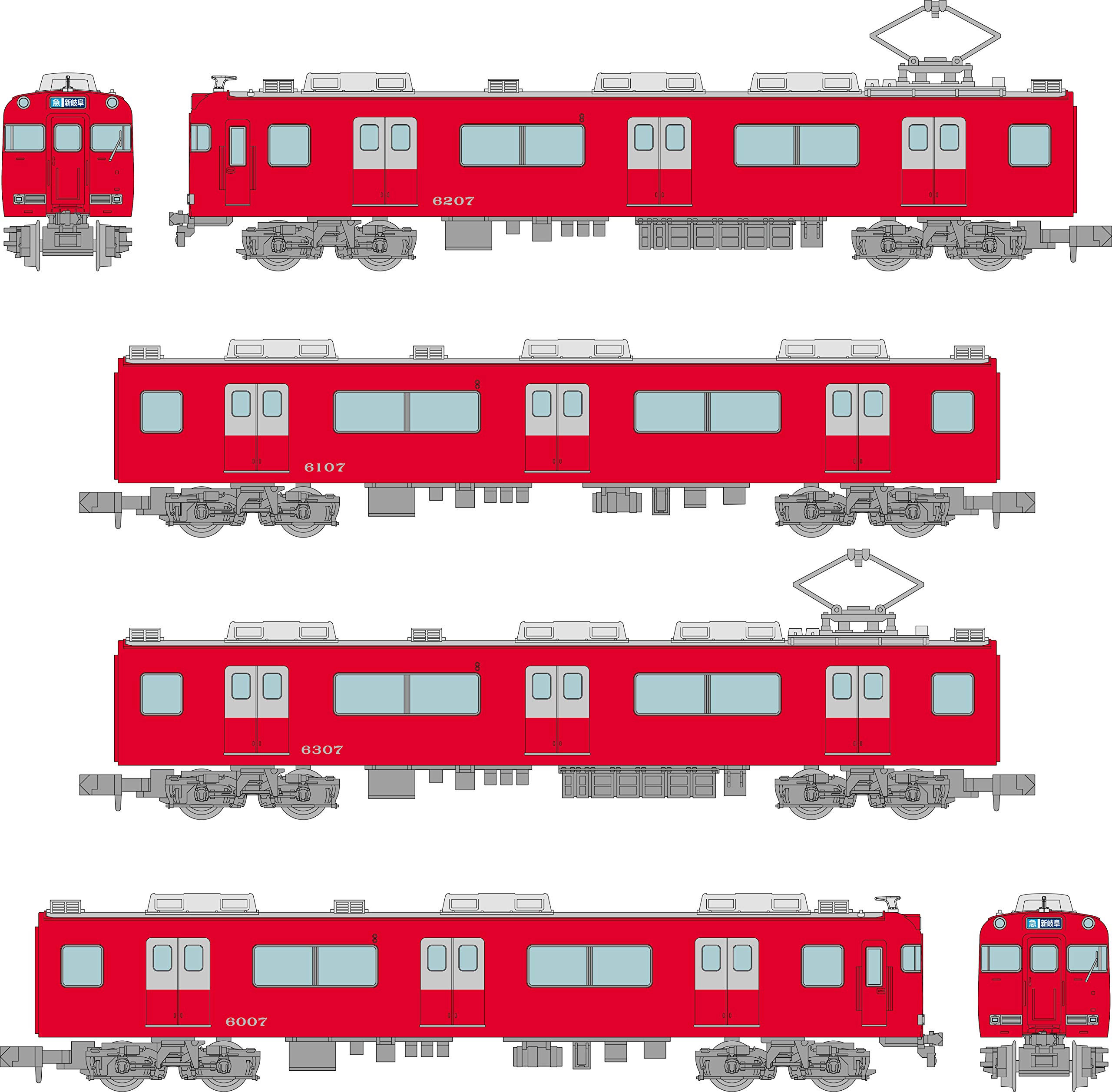 Amazon | 鉄道コレクション 鉄コレ 名古屋鉄道 6000系 2次車 グレード