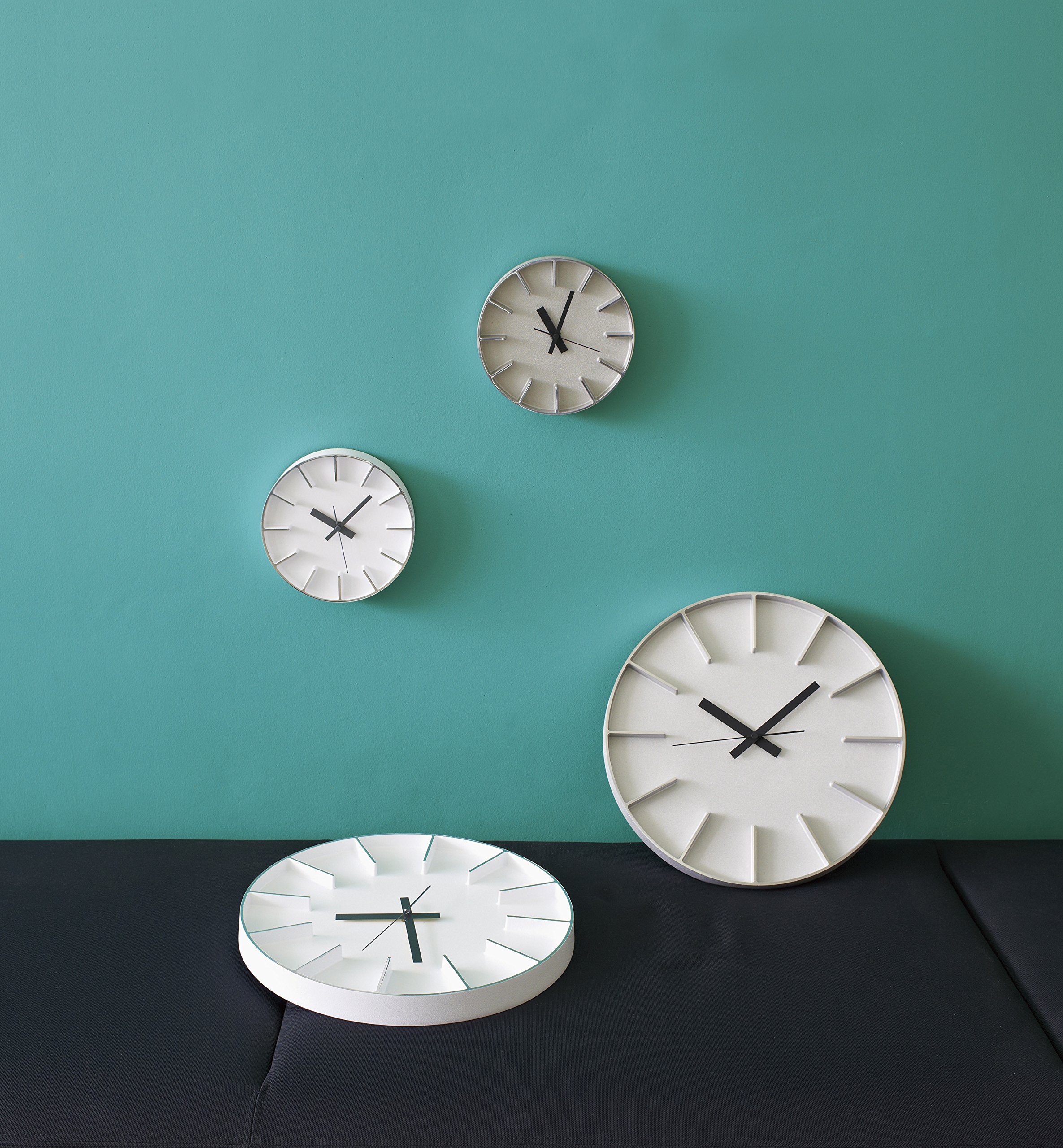 Amazon.com: Remnos AZ-0116 WH Lemnos Wall Clock, Analog, Edge