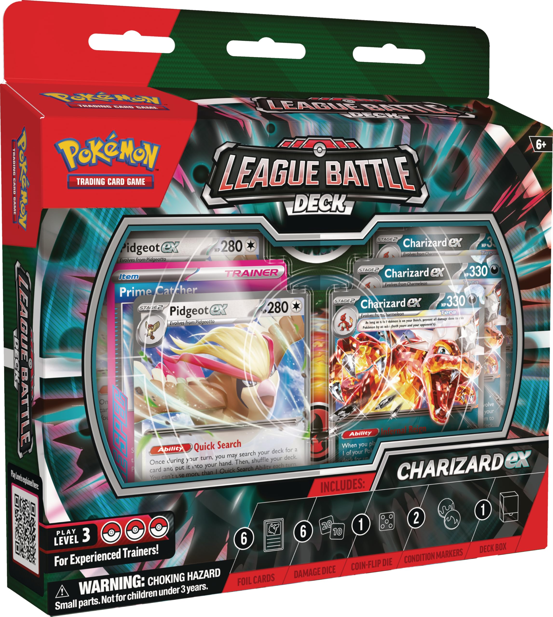 Amazon.com: Pokemon TCG: Charizard ex League Battle Deck : Toys