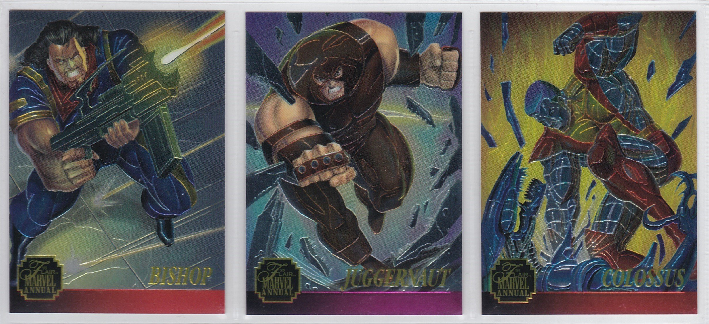 Amazon.com: 1995 Marvel Flair Annual Chromium Insert Set of 12