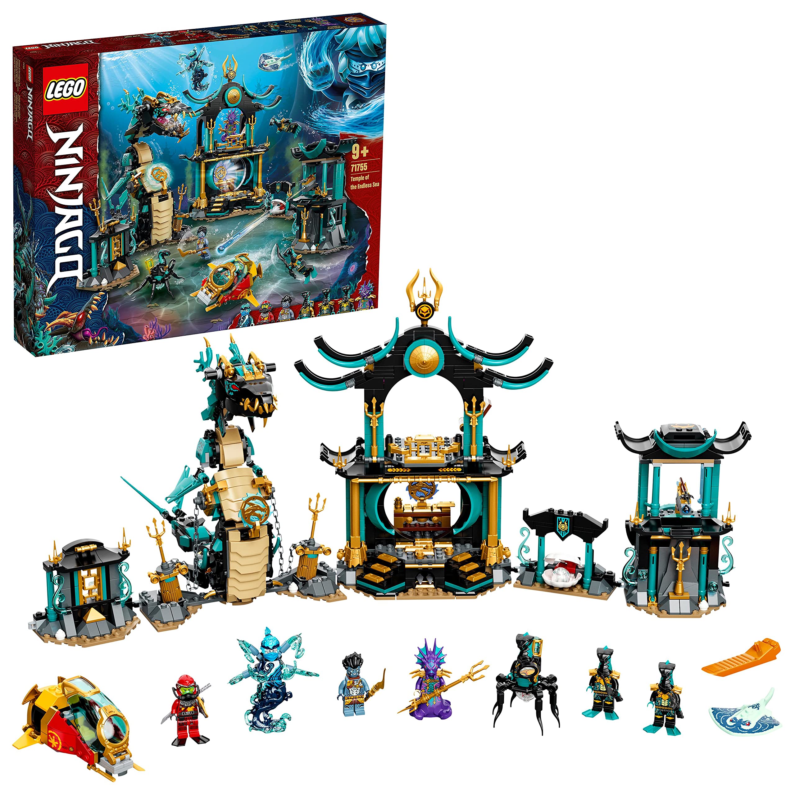 Amazon.com: Lego 71755 NINJAGO Temple of The Endless Sea Building