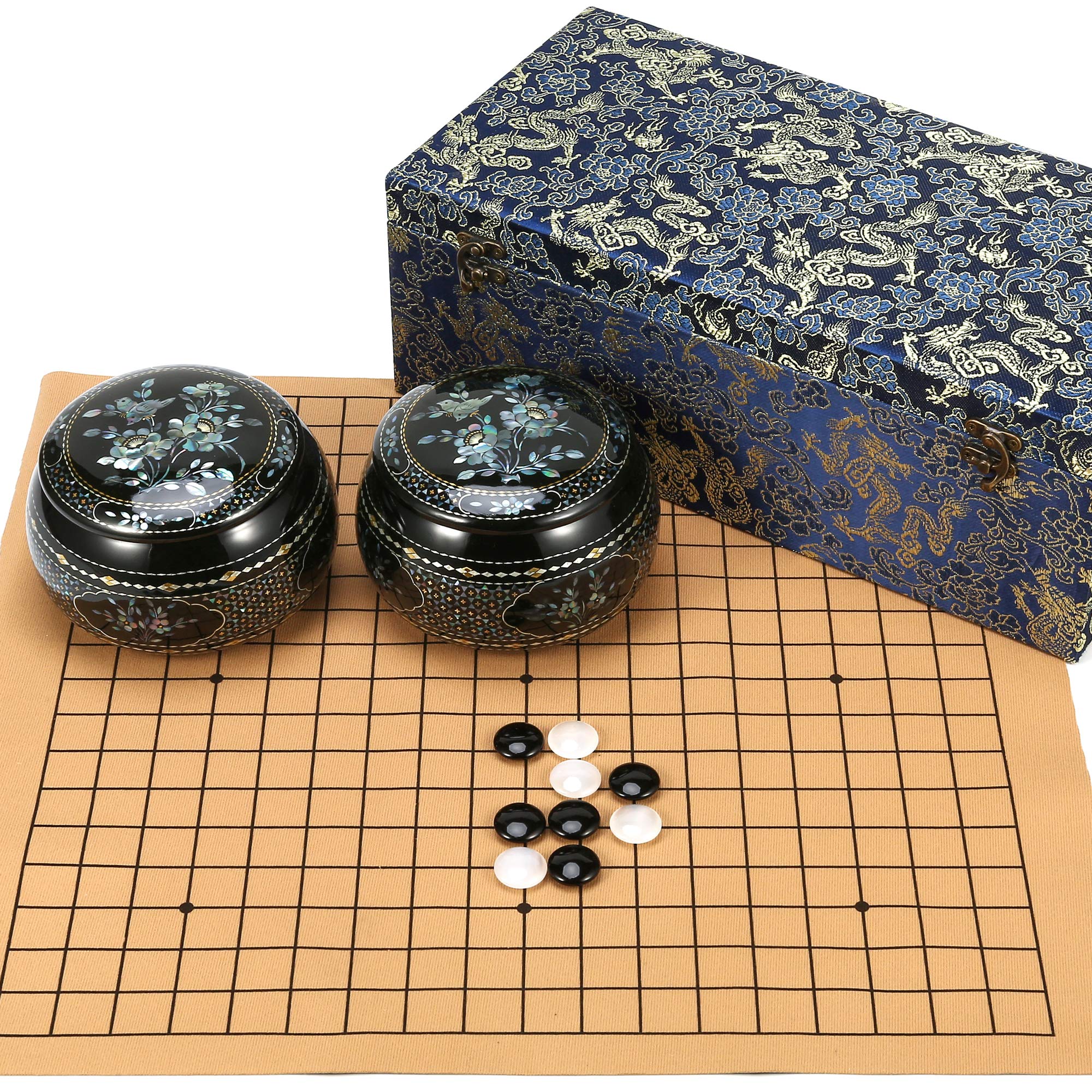 希少極上】高級瑪瑙 碁石 未使用品/特注漆塗り碁笥/欅碁笥ケース付