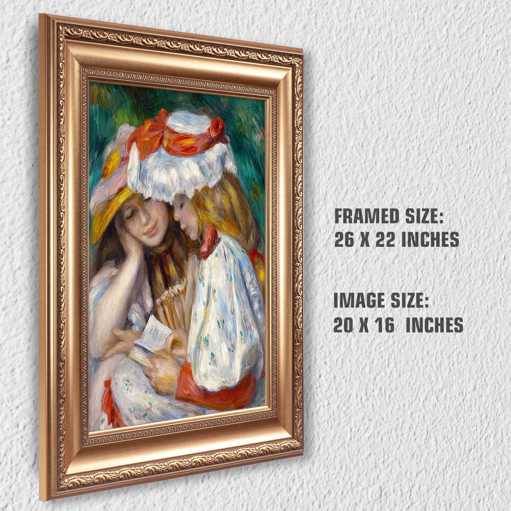 Amazon.co.jp: ピエール=オーギュスト・ルノワール作 2人の少女 絵画