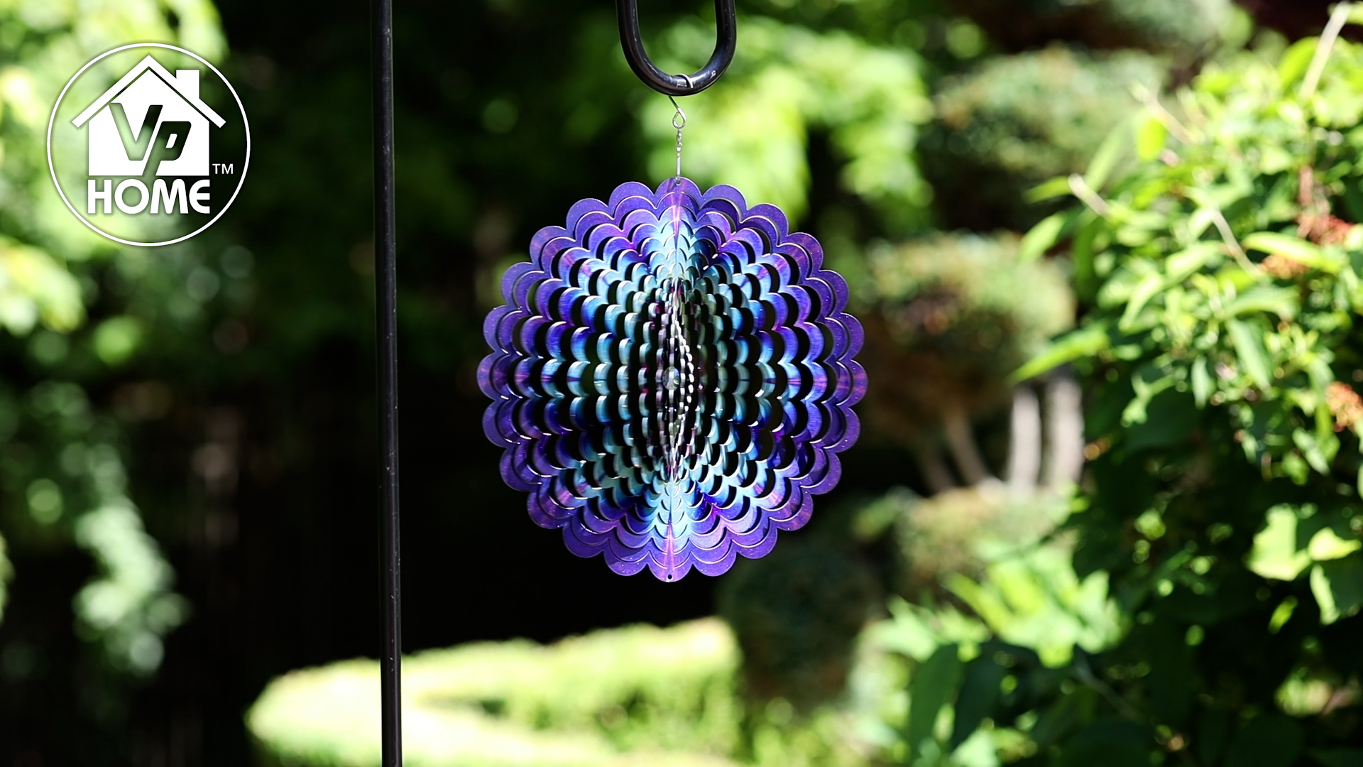 Amazon.com: VP Home Floral Burst Mandala Kinetic Wind Spinner for