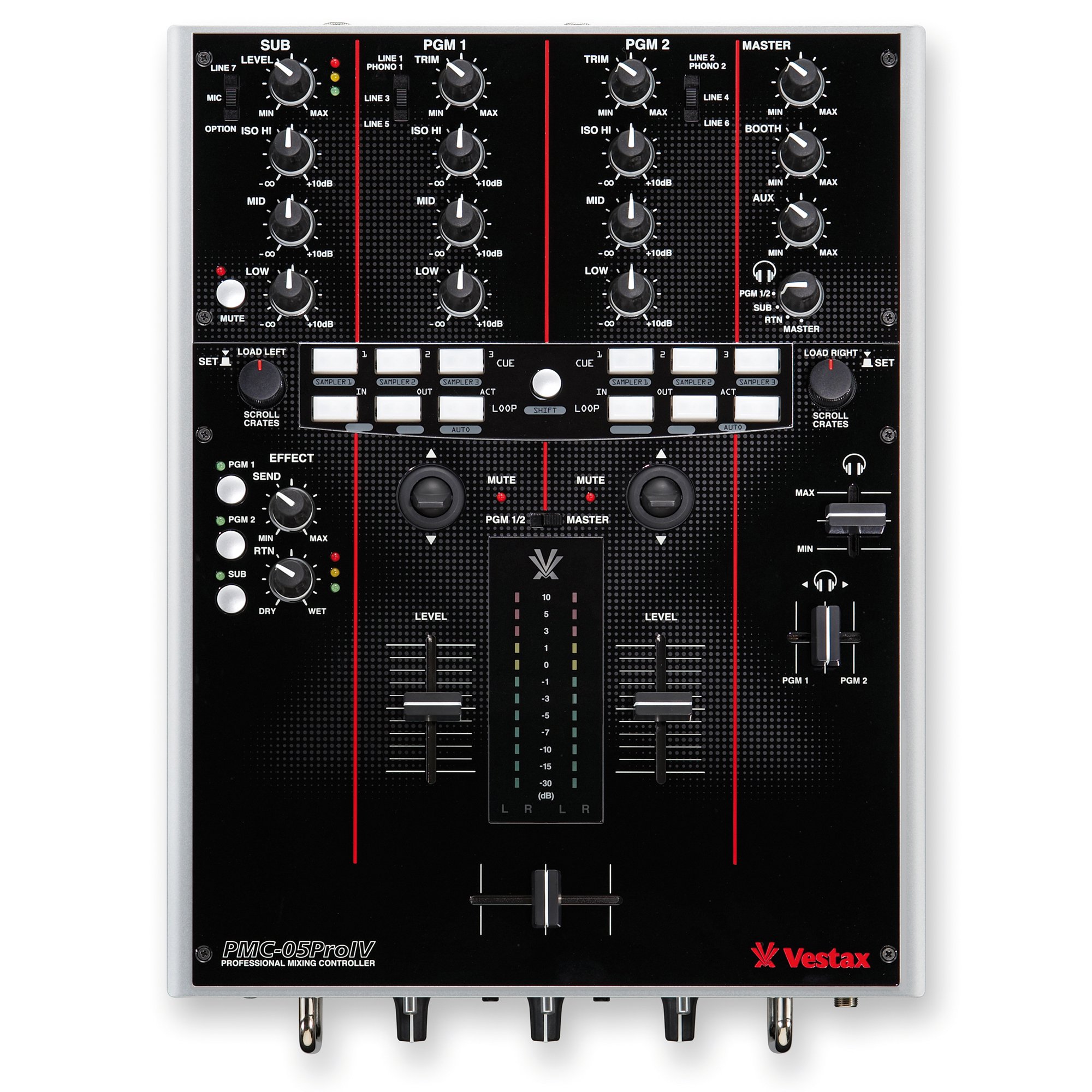 Amazon | Vestax DJミキサー PMC-05Pro IV BLK ブラック MIDI