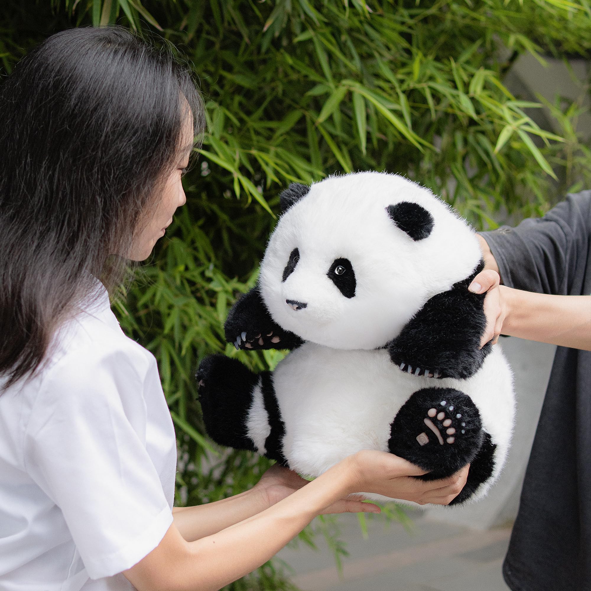 Amazon.co.jp: Chongker パンダのぬいぐるみがリアルでリアル、パンダ