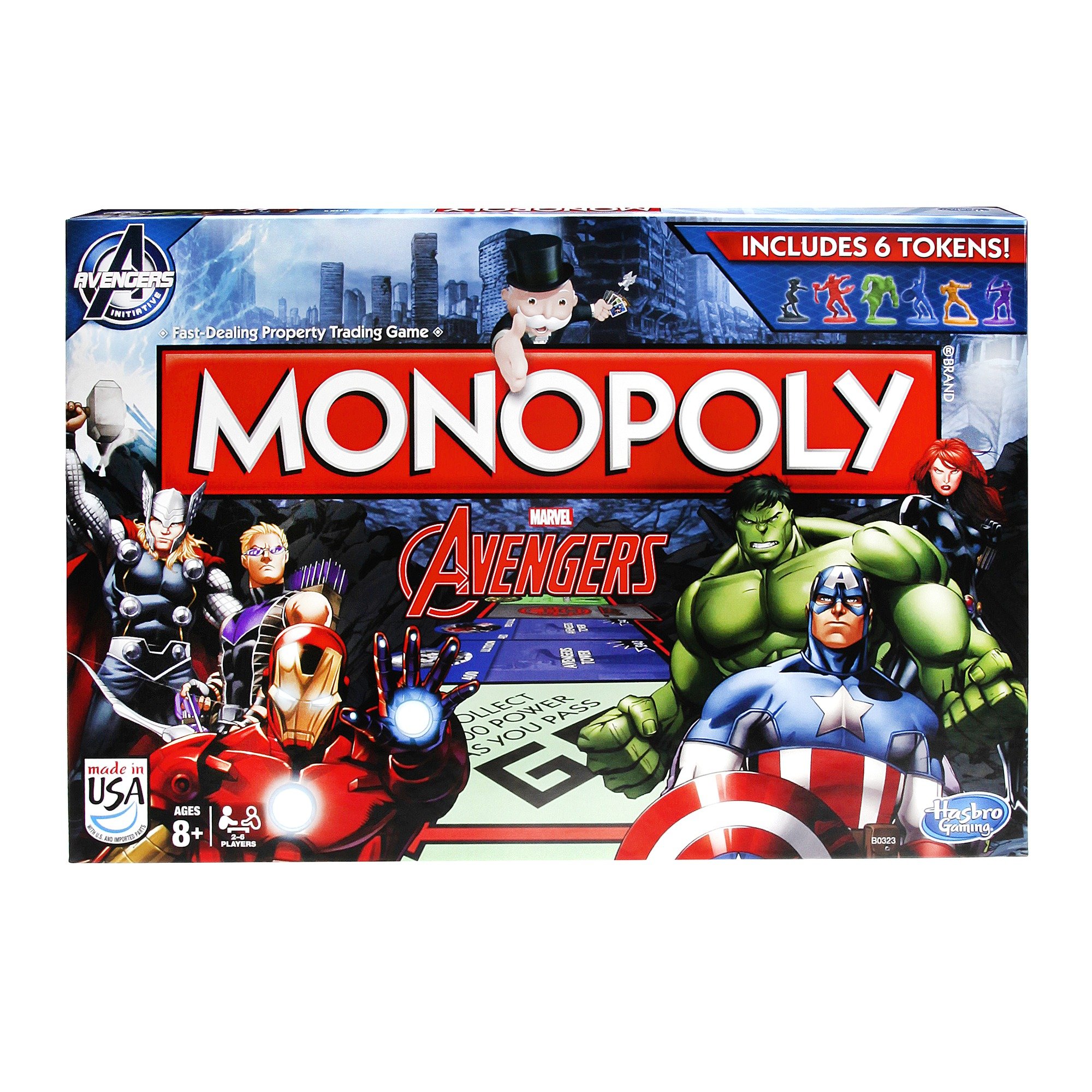 Amazon.com: Monopoly Avengers Game : Toys & Games