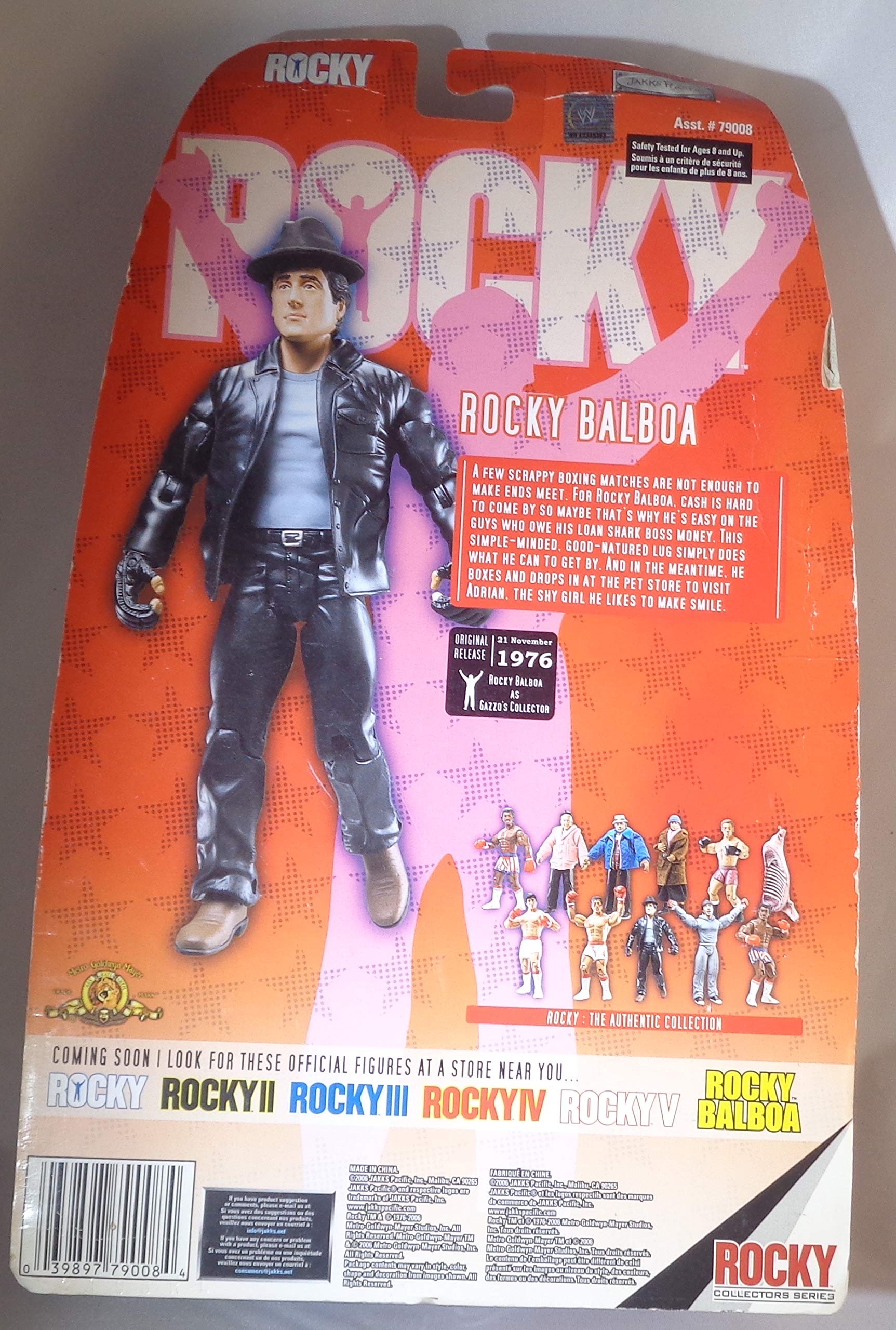 Amazon.com: Rocky Collectors Series Action Figure - Rocky Balboa