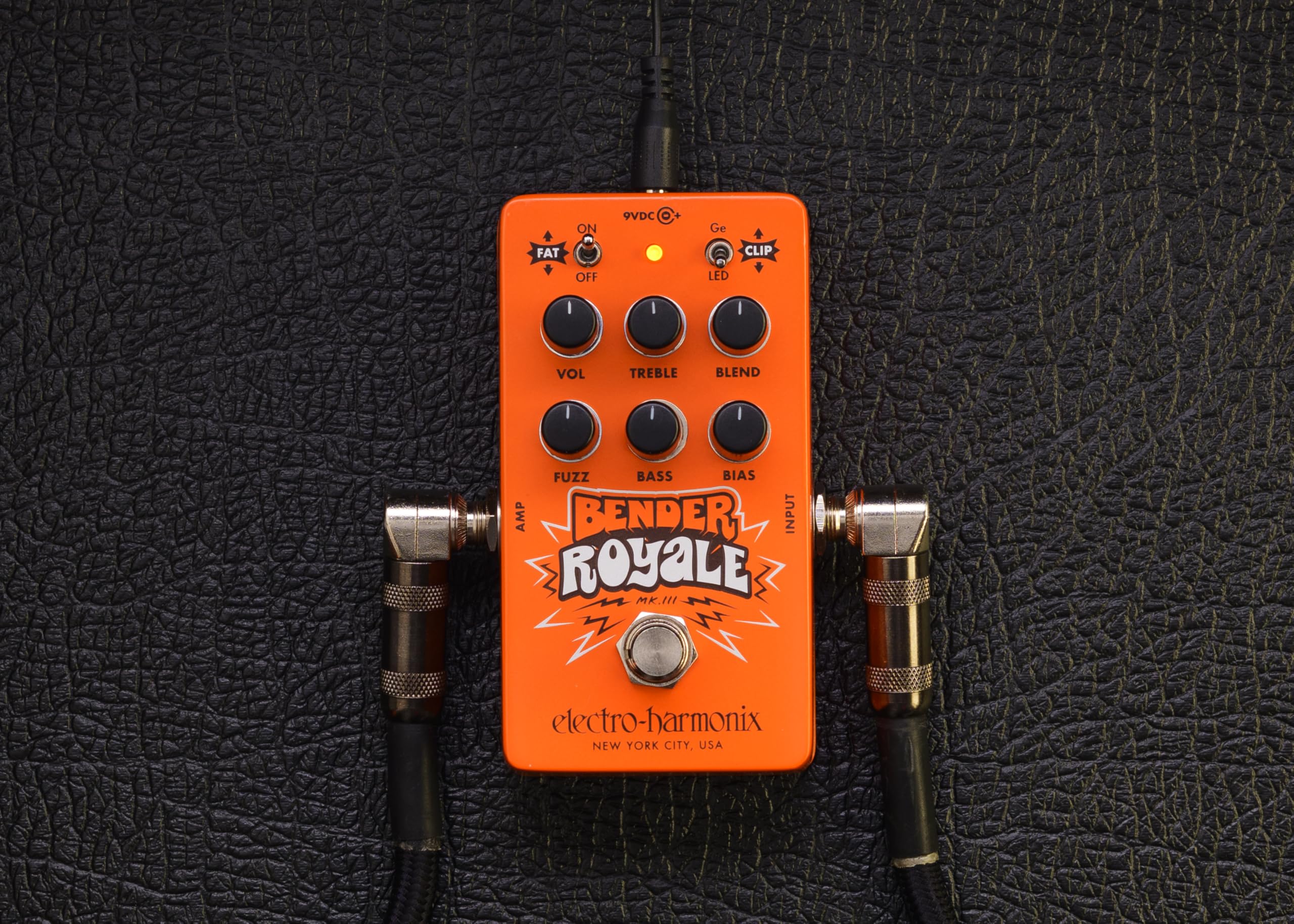 Amazon.com: Electro-Harmonix Bender Royale Germanium Fuzz, Orange