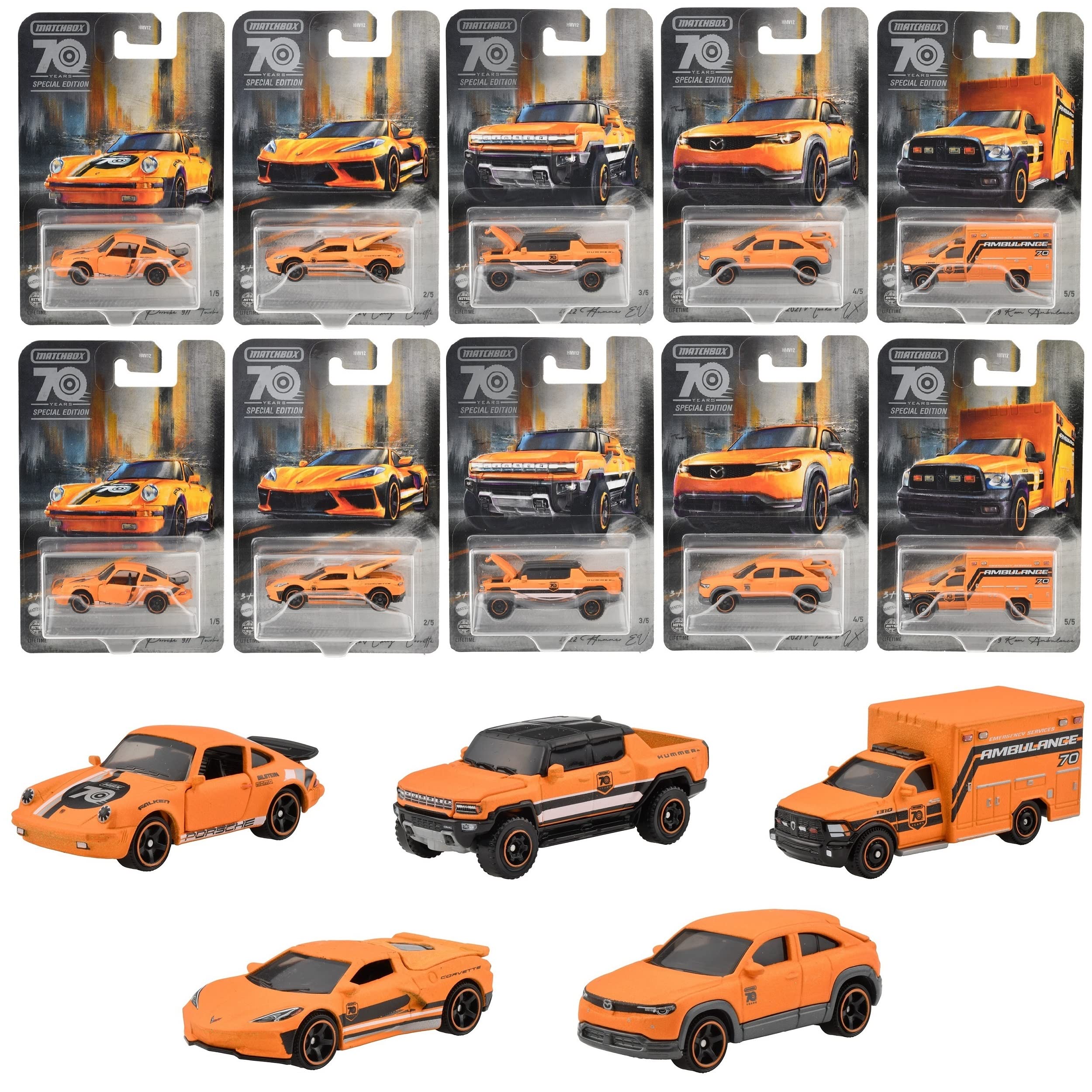 Amazon.co.jp: マッチボックス(Matchbox) 70周年 ムービングパーツ