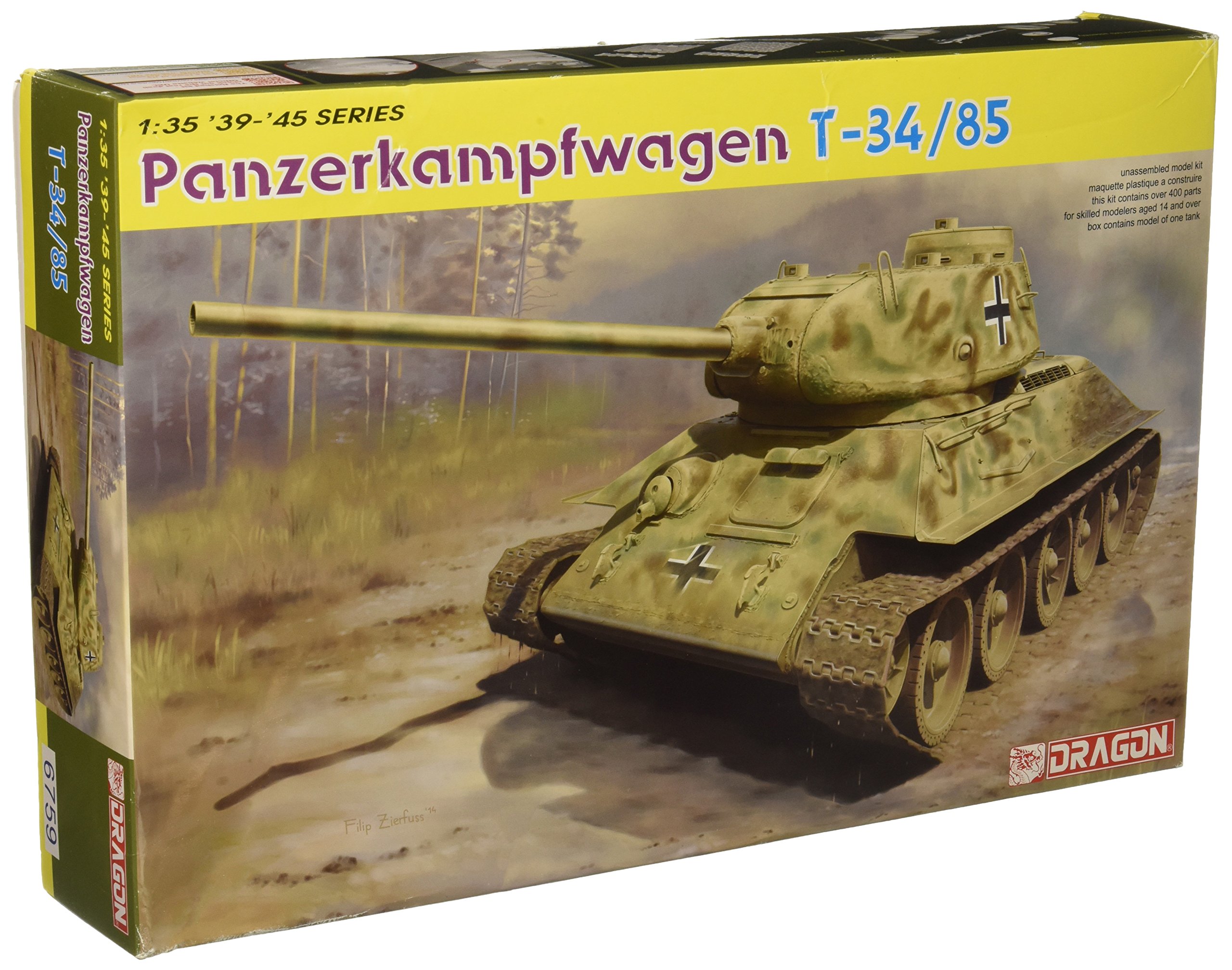 Amazon | ドラゴン 1/35 WW.II ドイツ軍 鹵獲戦車 T-34/85 第122工場製
