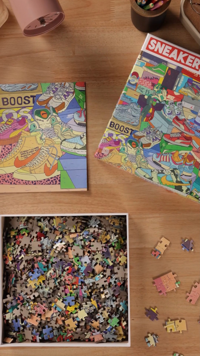 Amazon.com: Sneaker Puzzle: 1000 Pieces : Rosso, Alexander, Press