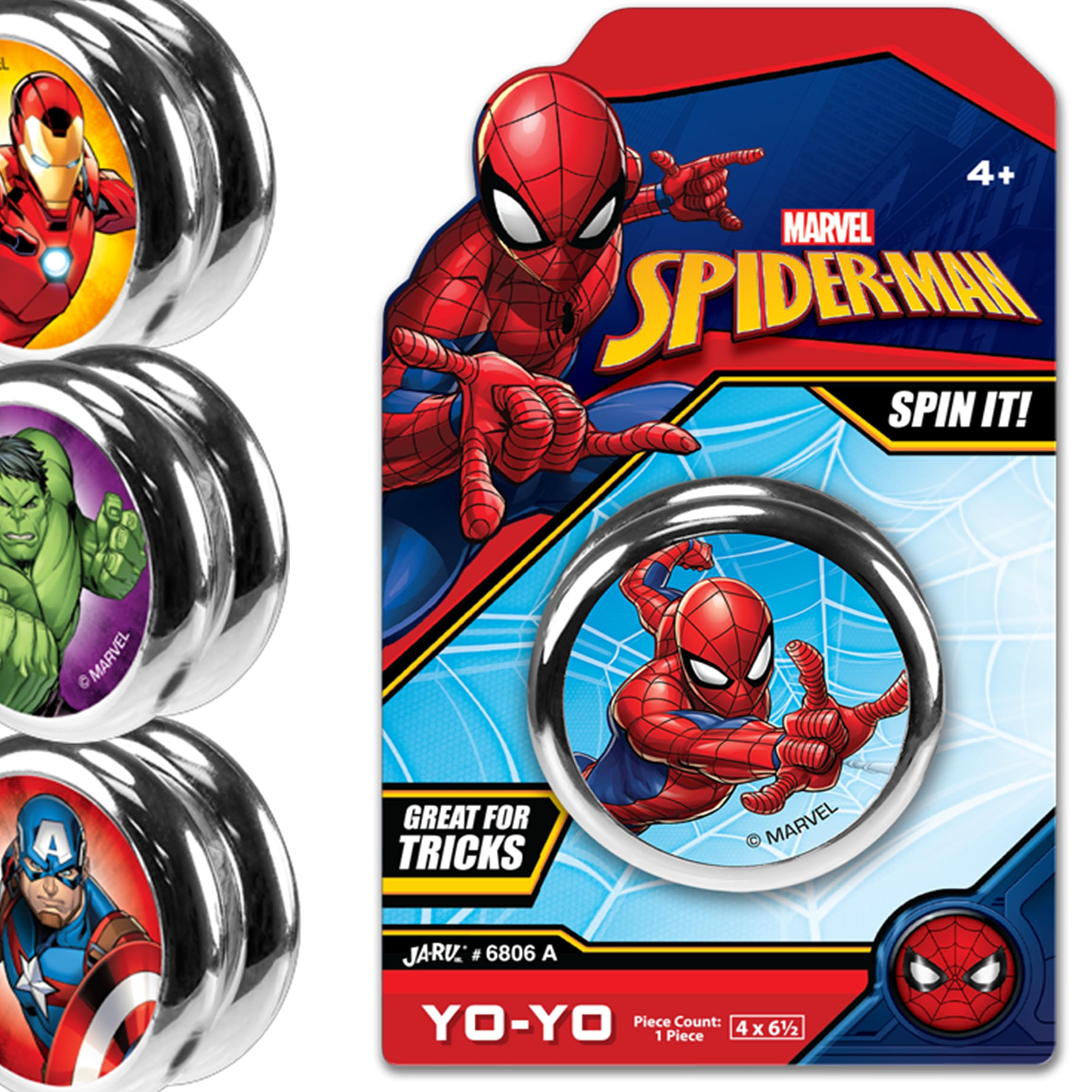 Amazon.com: JA-RU Marvel Toys YoYo Toy (1 Unit Assorted Style