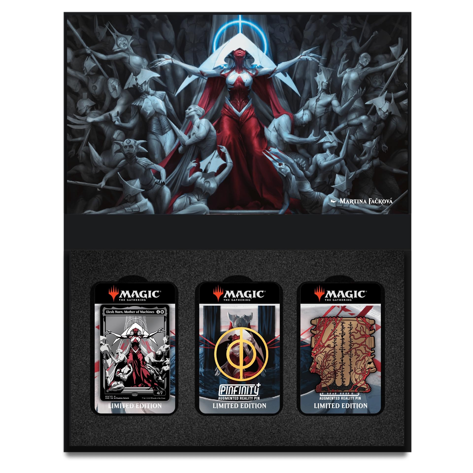 Amazon.com: Pinfinity Mtg Phyrexia One Ltd Ed 3Pc Ar Pin Set