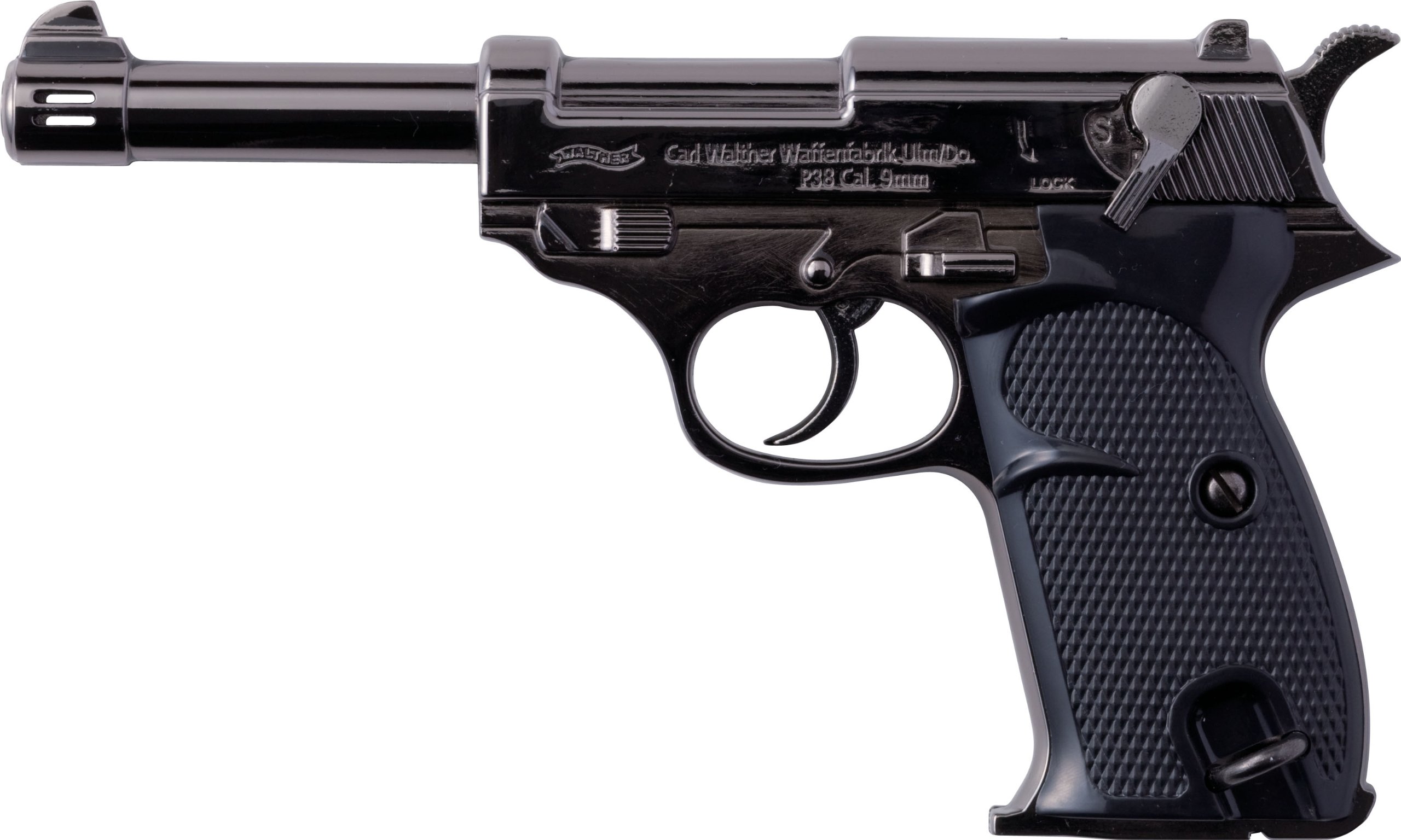 Amazon.co.jp: WALTHER(ワルサー) ガスライター P-38 電子式 ガンメタ