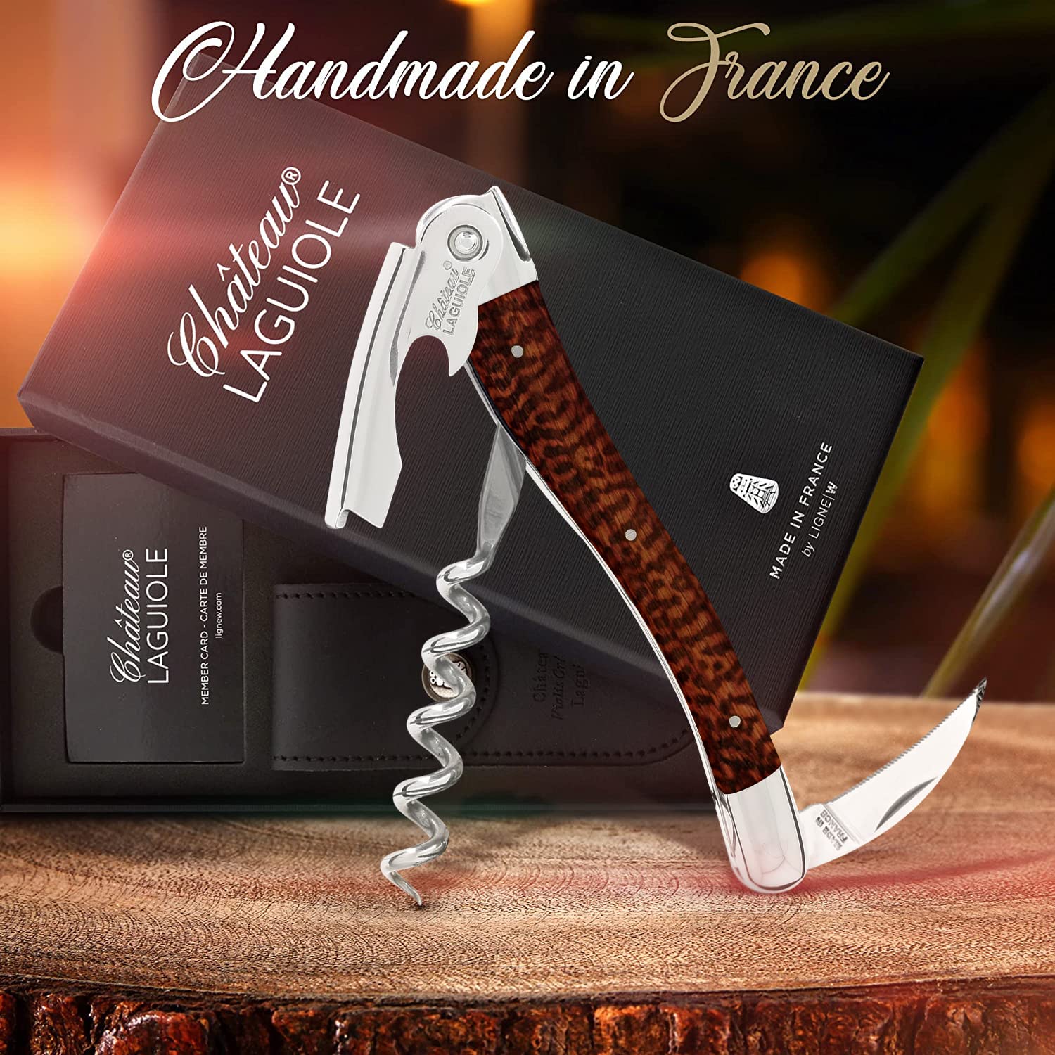 Amazon.com: Chateau Laguiole Classic LaGuiole Corkscrew - Snake