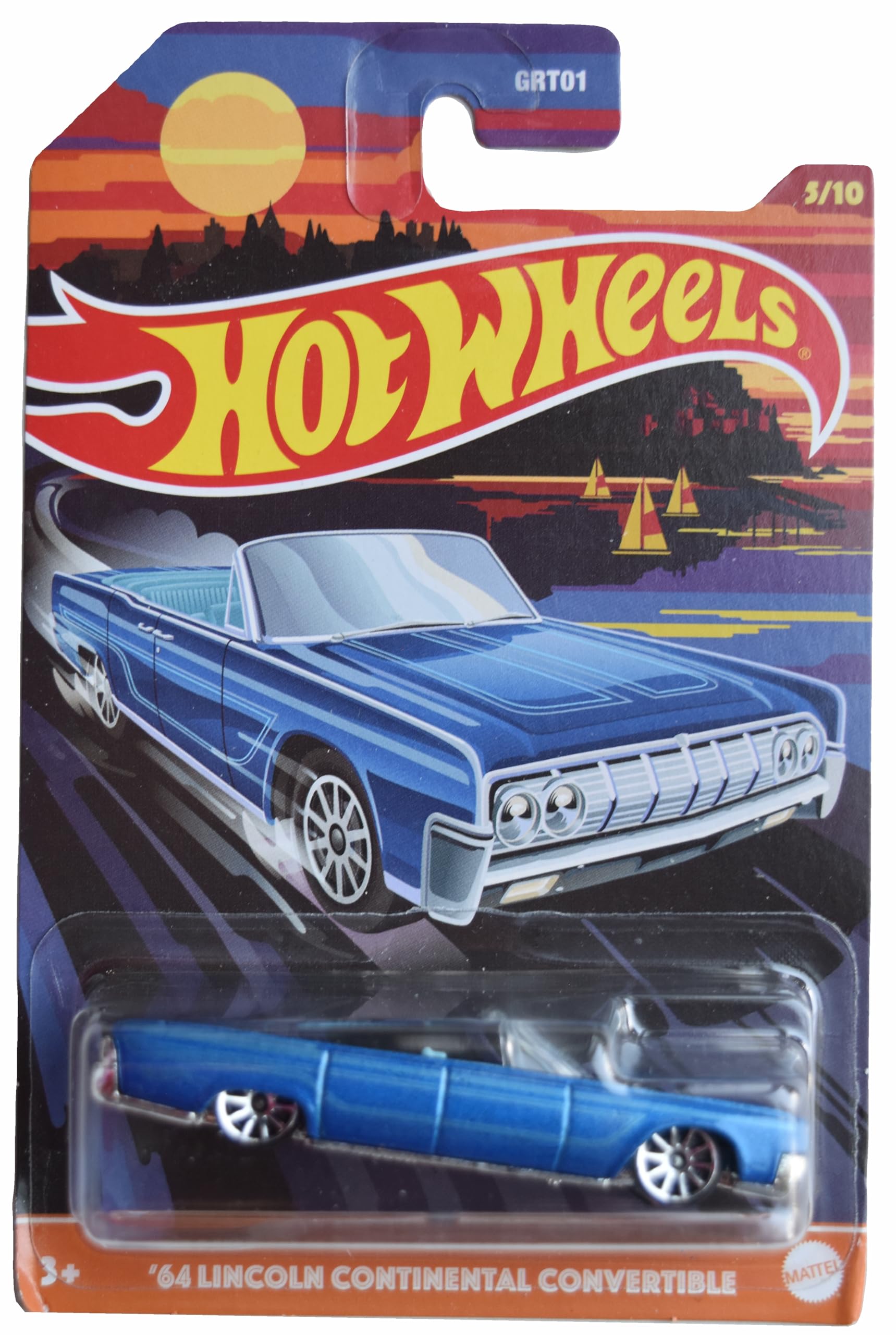 Amazon.com: Hot Wheels '64 Lincoln Continental Convertible, Blue 5