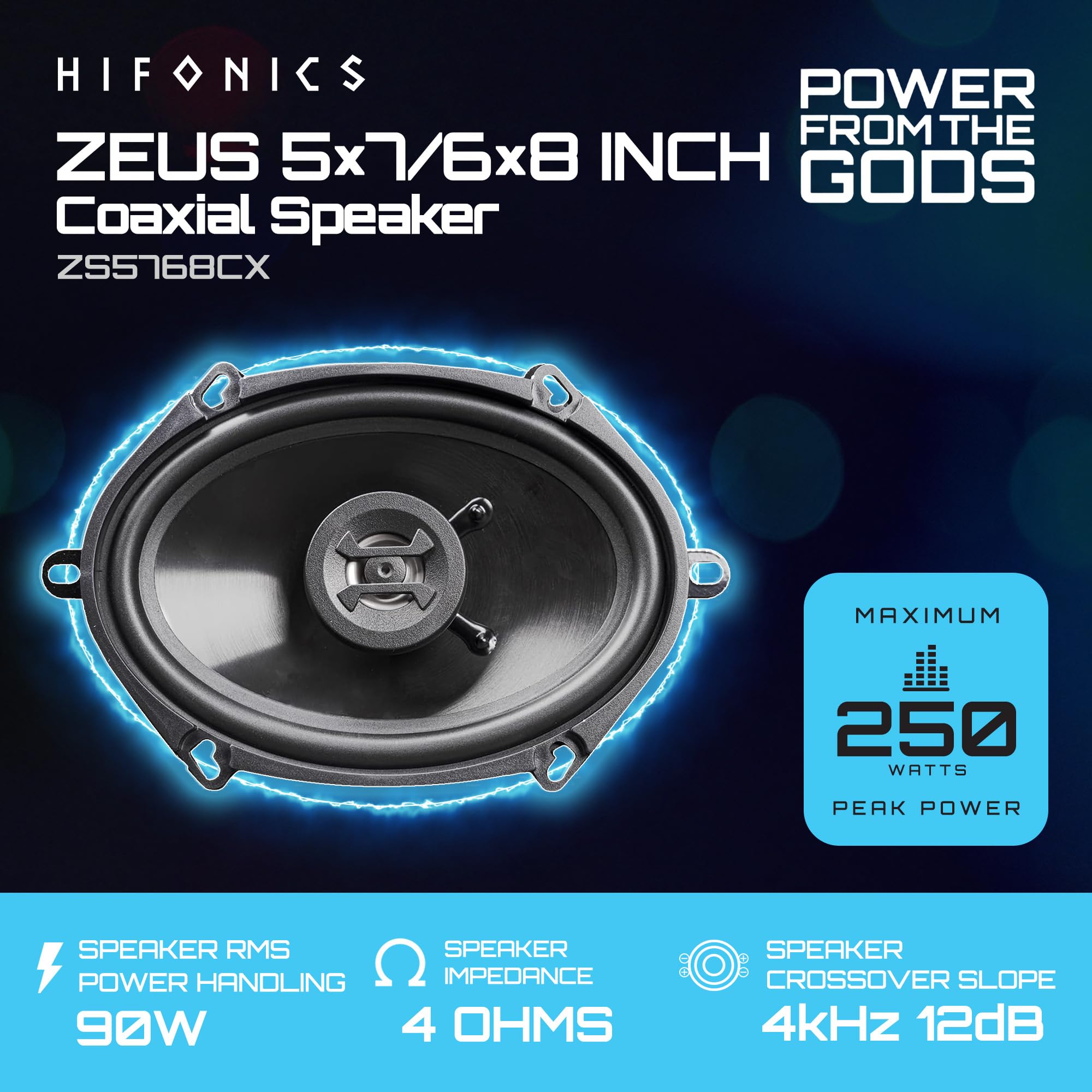 Amazon.com: Hifonics Zeus ZS5768CX 5x7/6x8