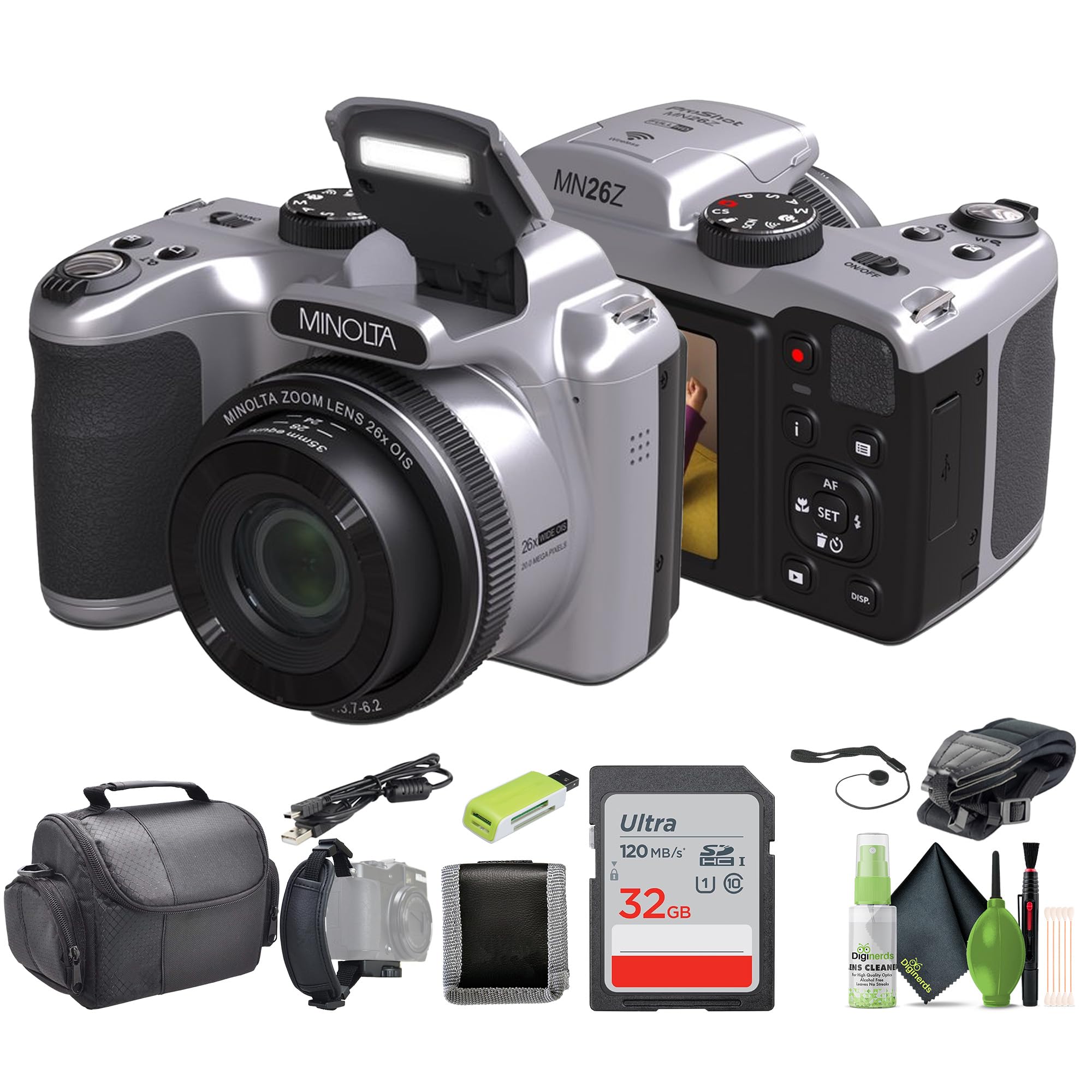 Amazon.com : Minolta MN26Z 20 Mega Pixels 26x Optical Zoom Digital