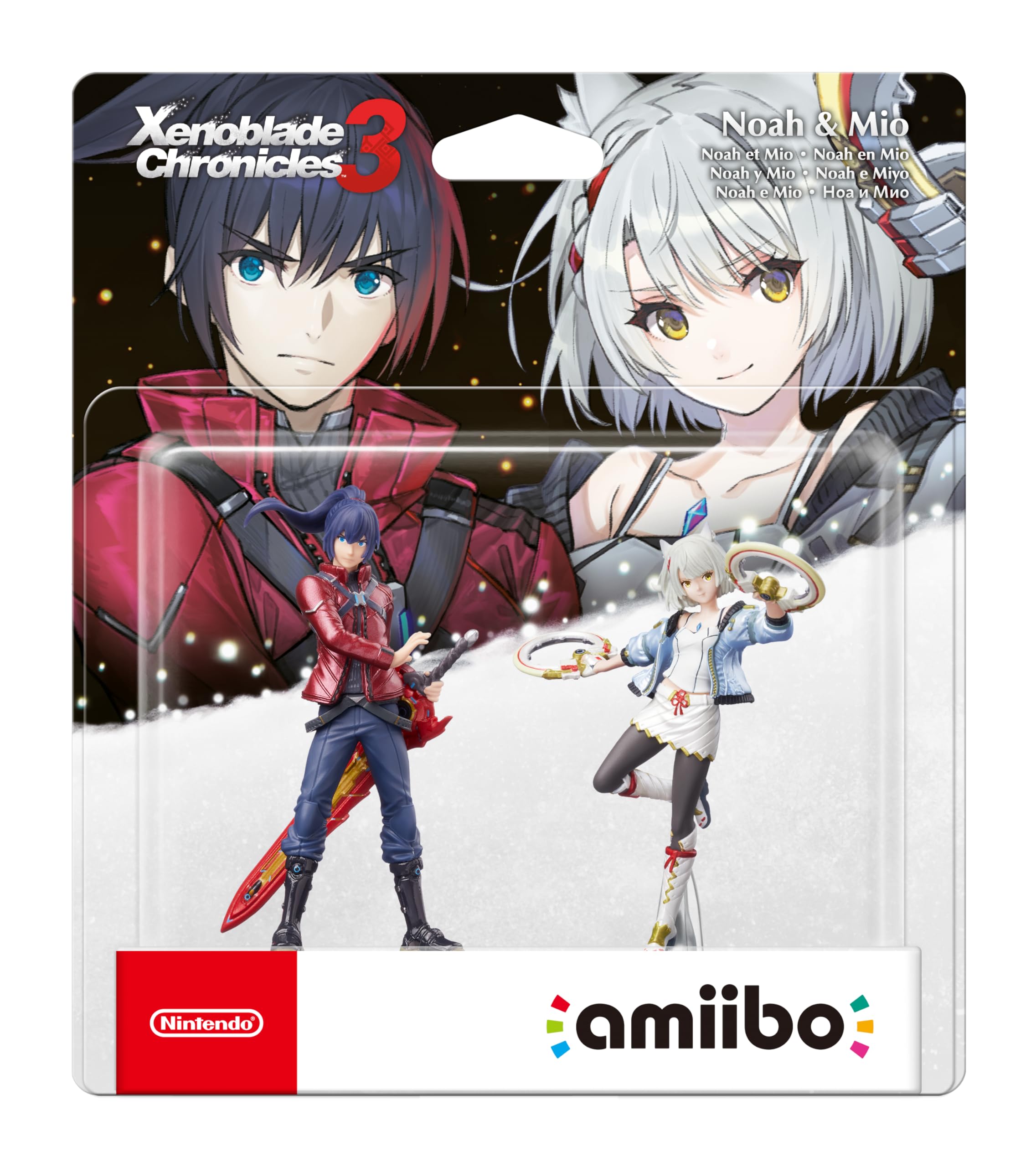Amazon.co.jp: 任天堂 Amiiboキャラクター 2パック - ノア&ミオ (ゼノ