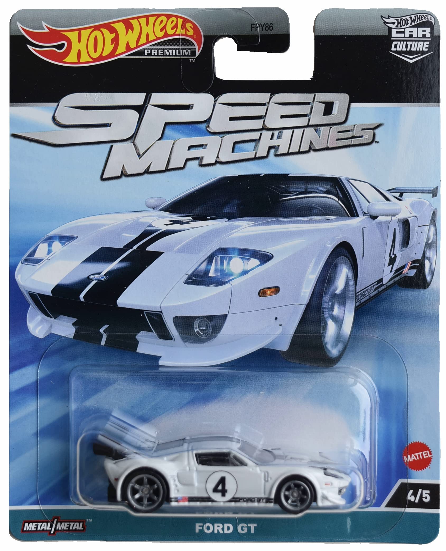 Amazon.com: Hot Wheels Ford GT, Speed Machines Car Culture 4/5