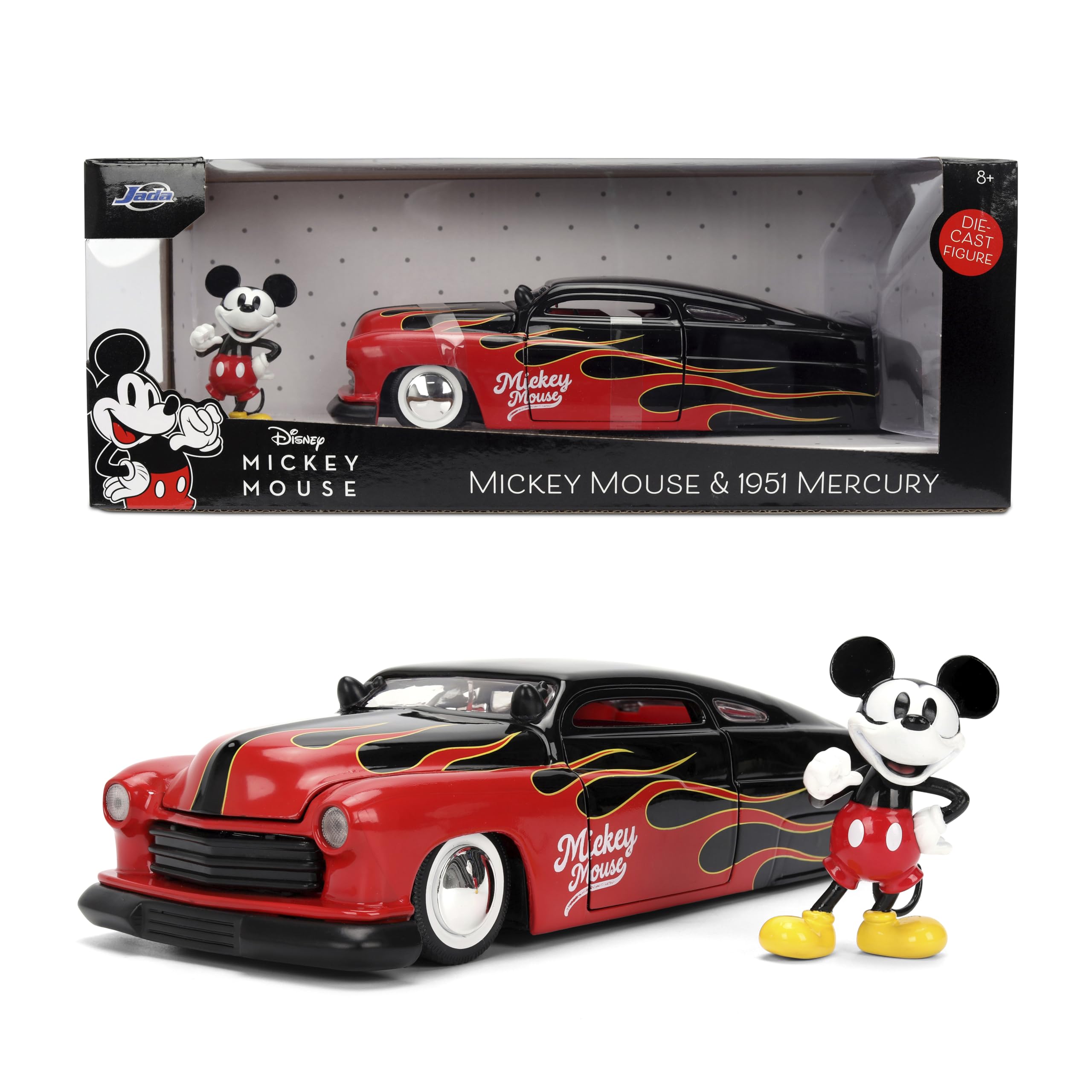 Amazon.com: Jada Disney Vintage Mickey – 1951 Mercury – Hollywood
