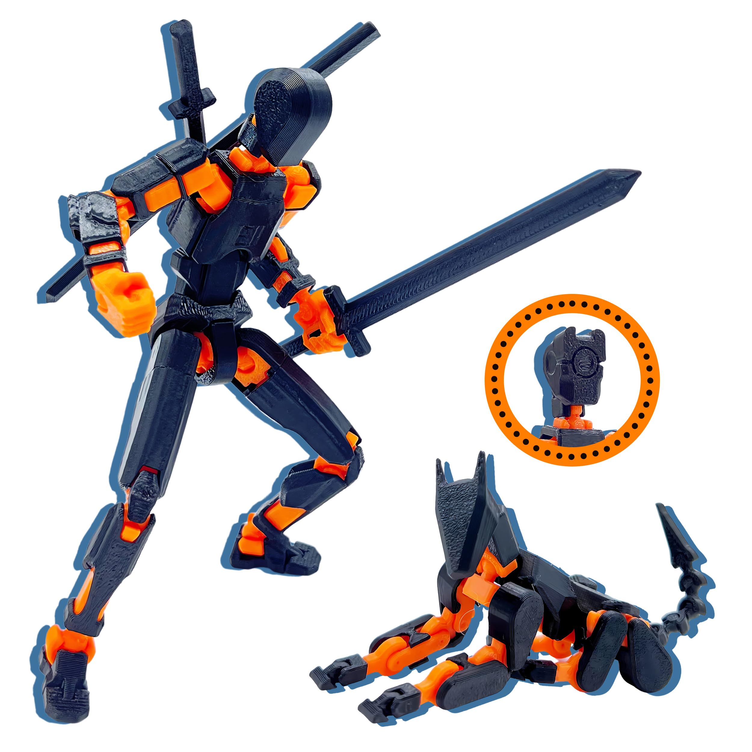 Amazon.co.jp: Uodofy (組み立て完了) T13 3Dアクションフィギュア