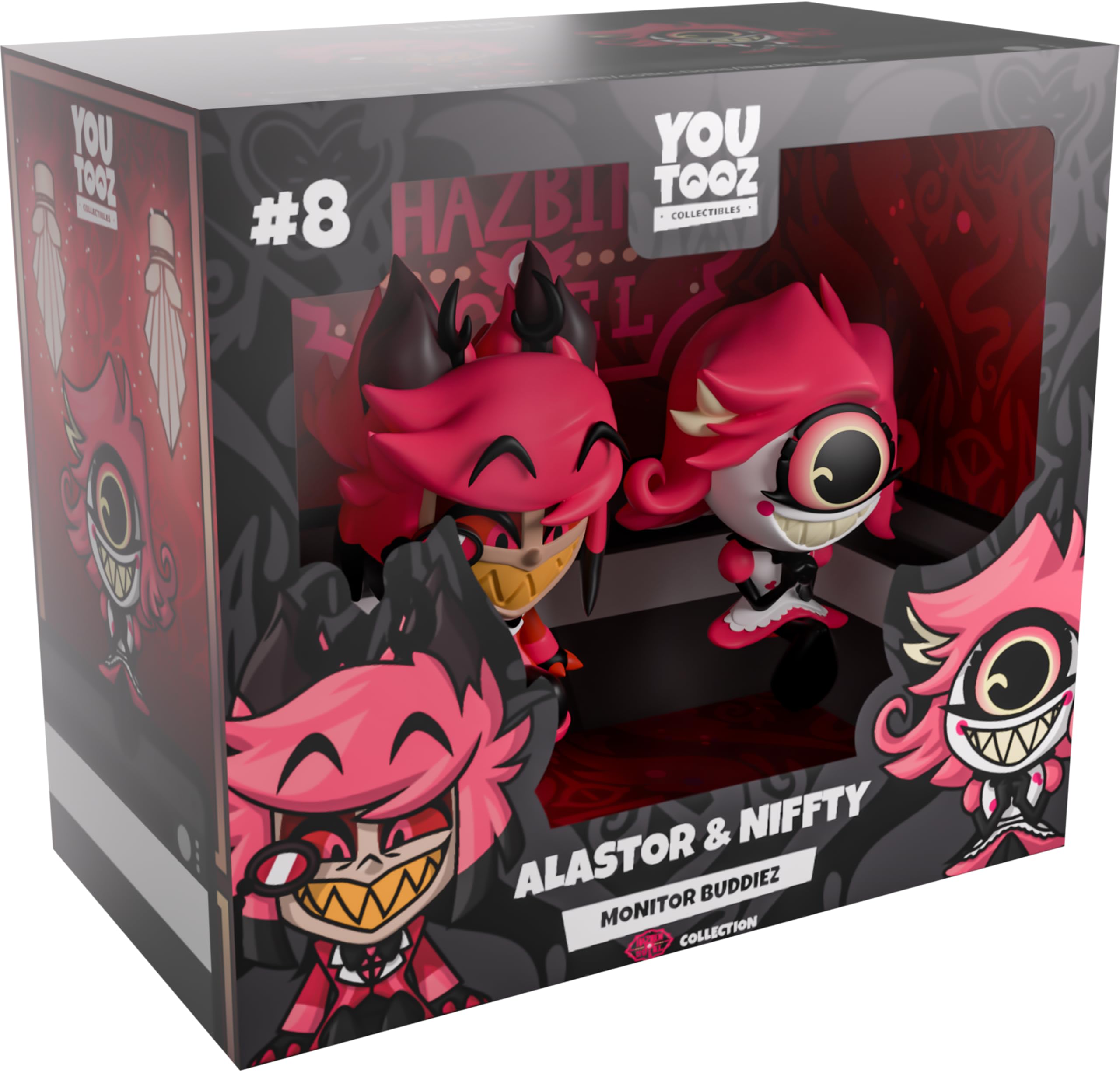 Amazon.co.jp: Youtooz Hazbin Hotel モニターフィギュア 2体セット