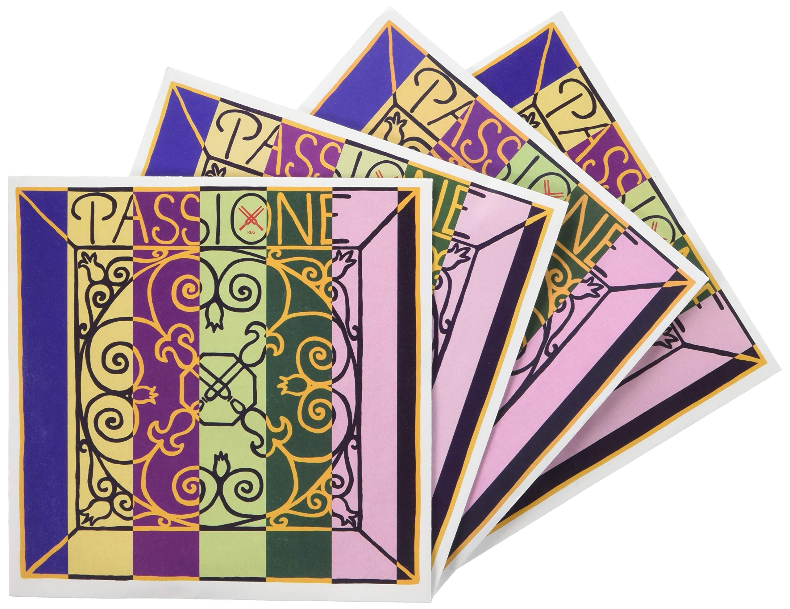Amazon | PASSIONE パッシオーネ ヴァイオリン弦 E線、A線、D線、G線4