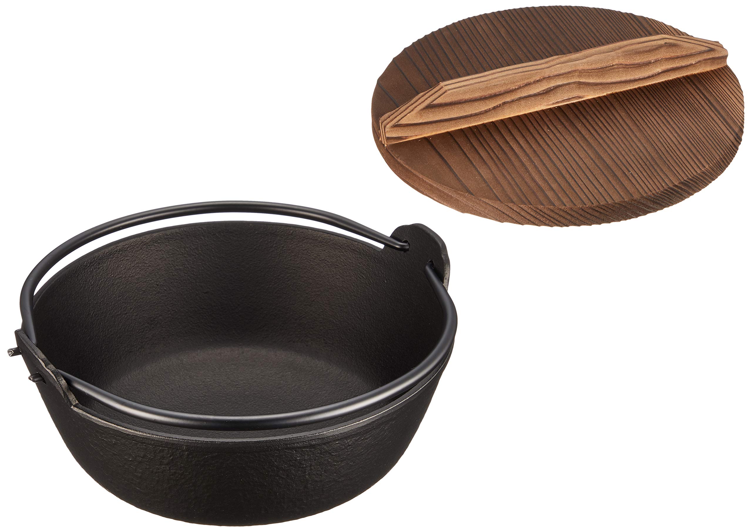 Amazon｜岩鋳 Iwachu ふる里鍋 深型16cm 黒焼付 直火用 南部鉄器 21006