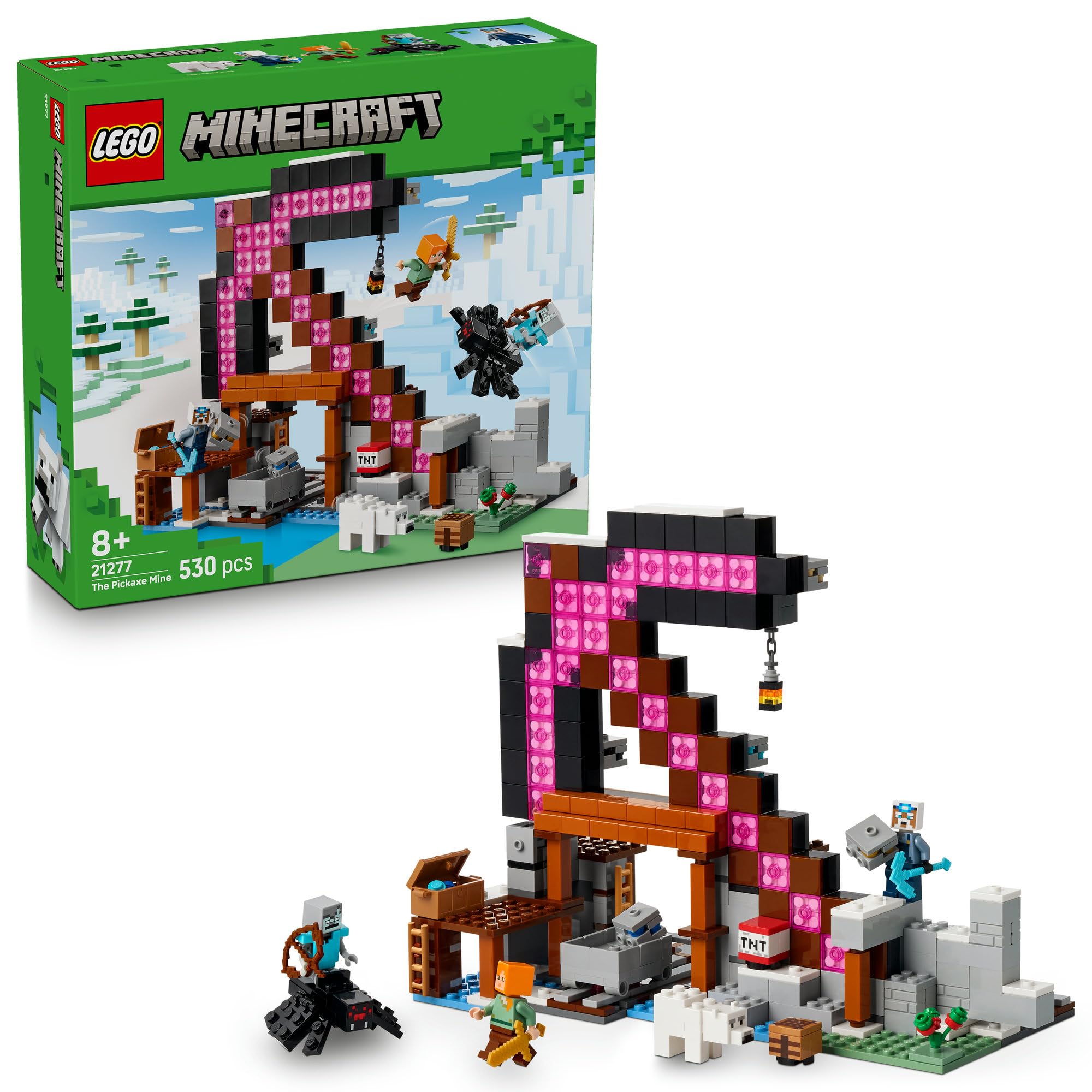 Amazon.co.jp: レゴ(LEGO) マインクラフト ツルハシ鉱山 おもちゃ 玩具