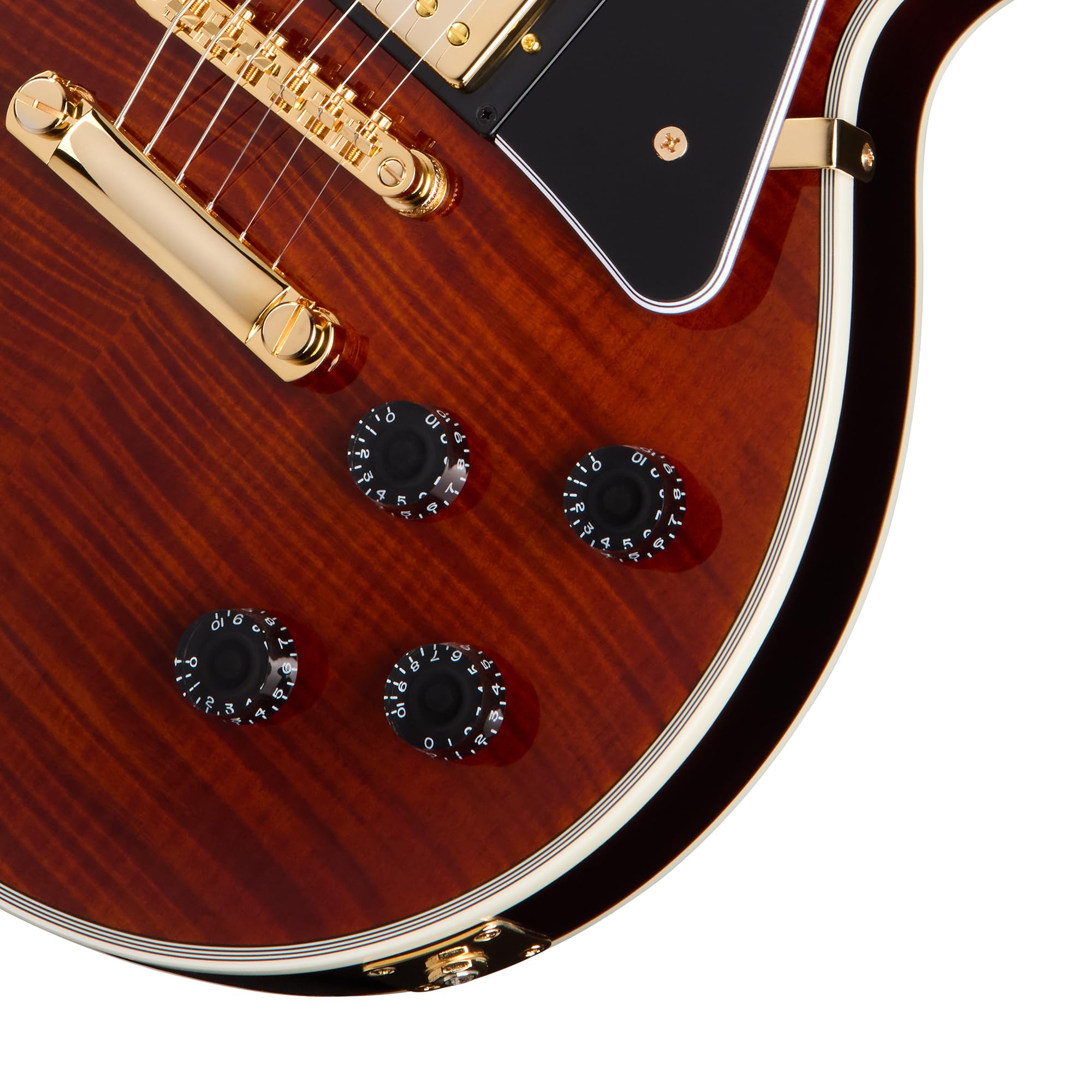 Amazon.com: Epiphone EXCLUSIVE Les Paul Custom Figured, Root Beer