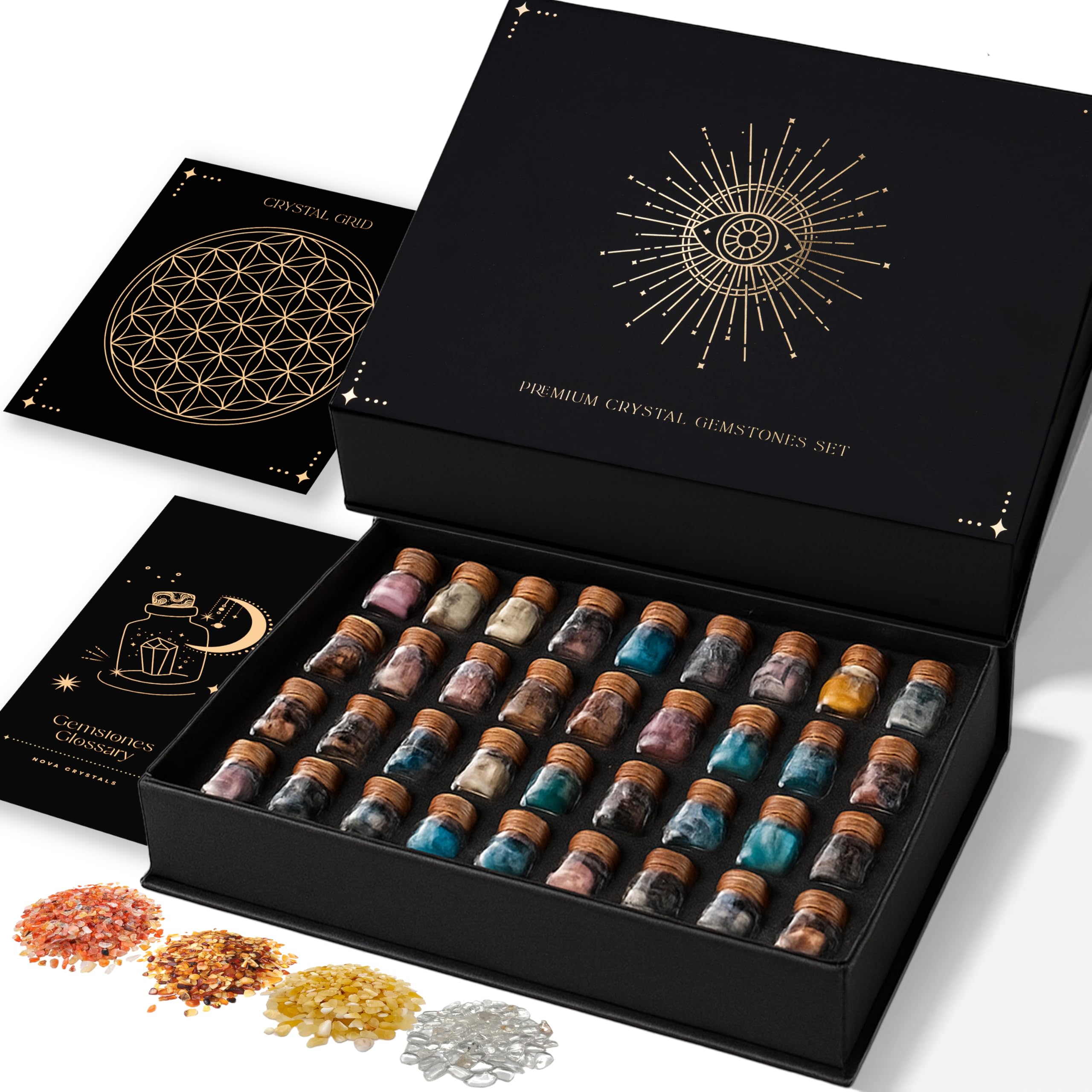Amazon.com: Set of 50 Crystals and Healing Stones | Healing