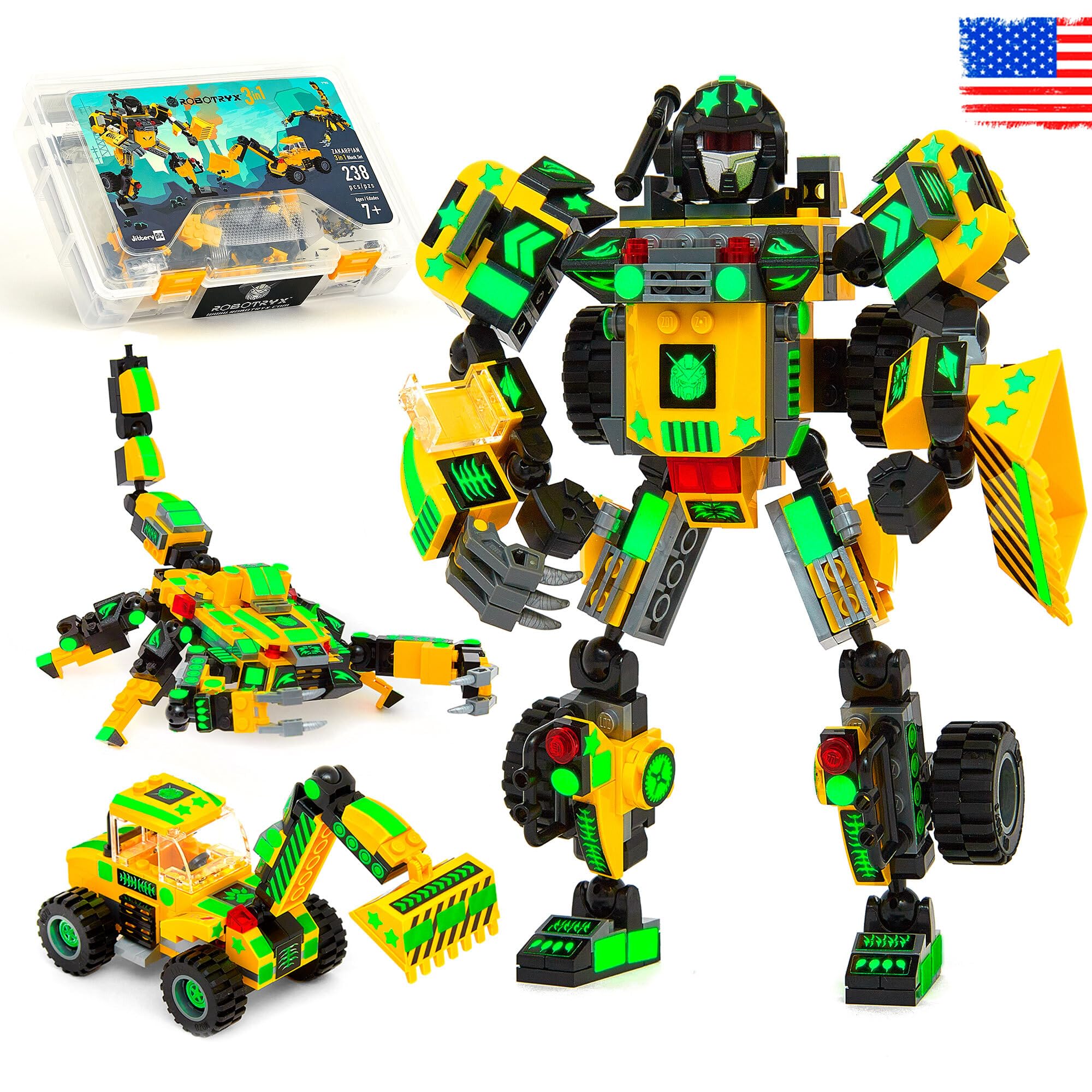 Amazon.com: JITTERYGIT Robot Building Toy Gift for Boys, Perfect