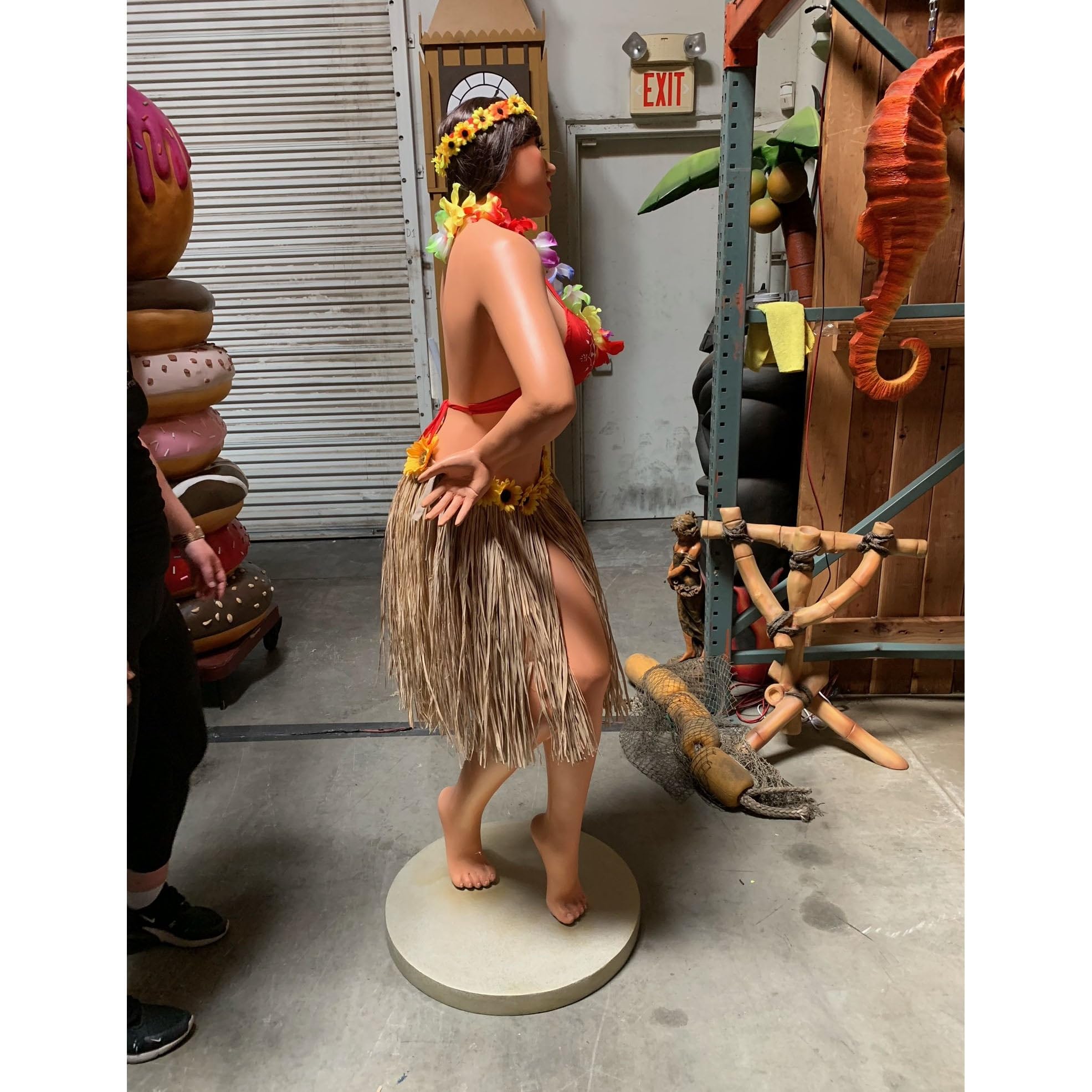 Amazon.com: LM Treasures Hawaiian Hula Girl Life Size Statue