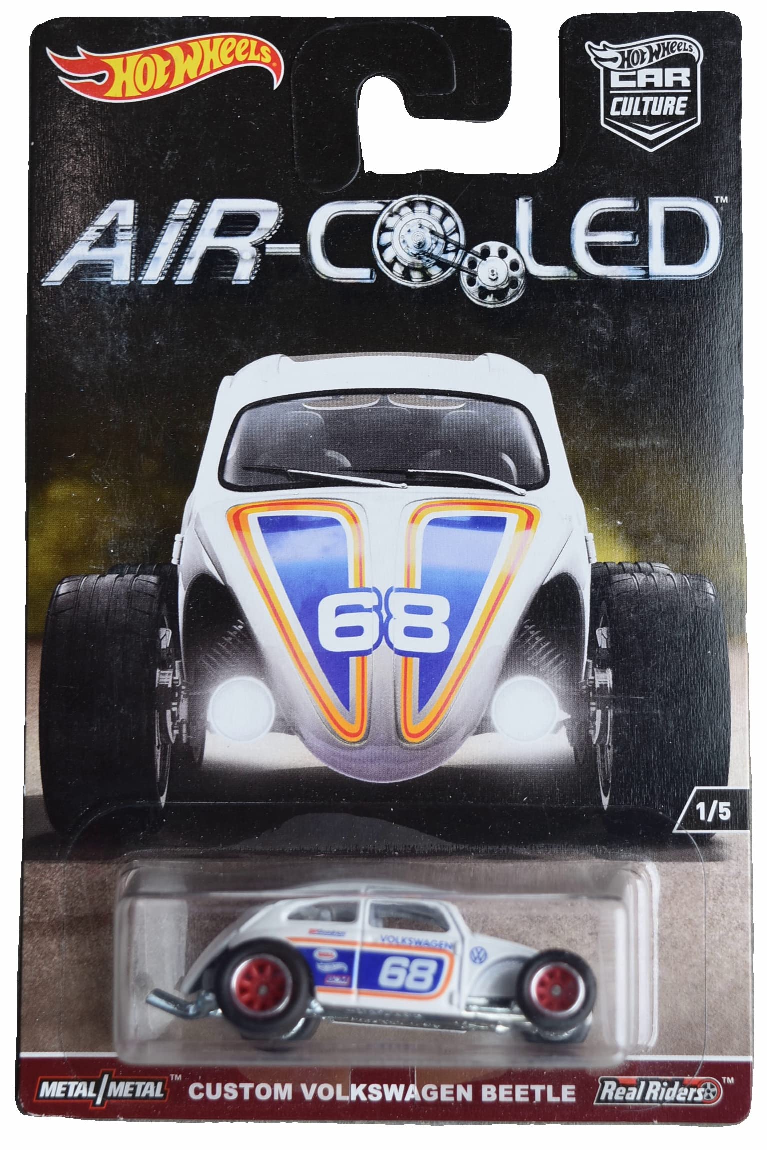 Amazon.com: Hot Wheels Custom Volkswagen Beetle, Air-Cooled 1/5